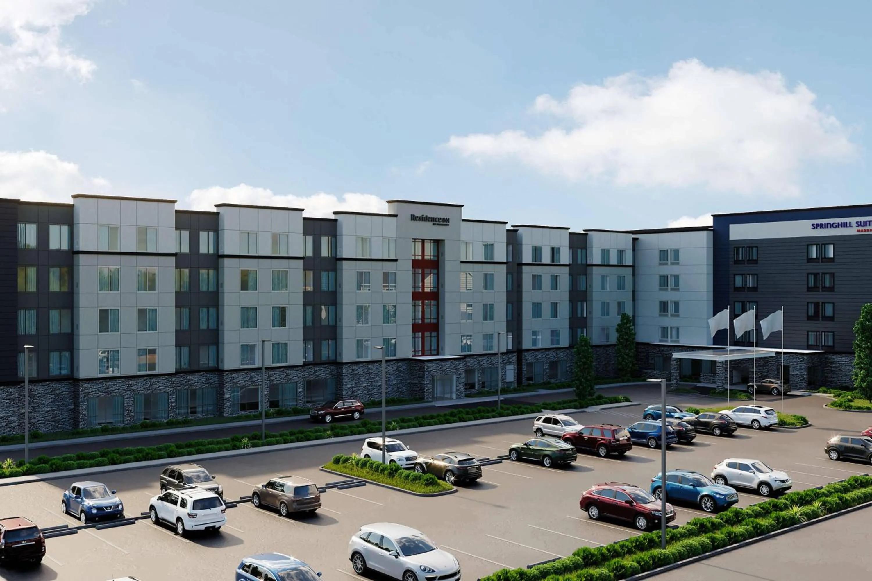 Property building in Residence Inn by Marriott Indianapolis Keystone