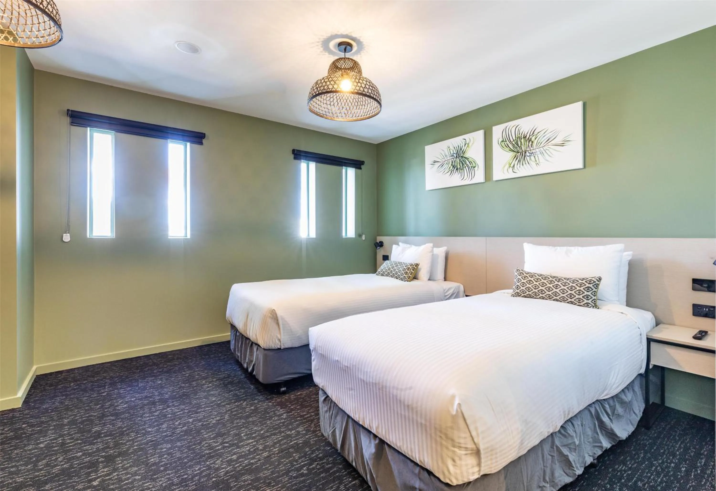 Bedroom, Bed in Nightcap at Commercial Hotel