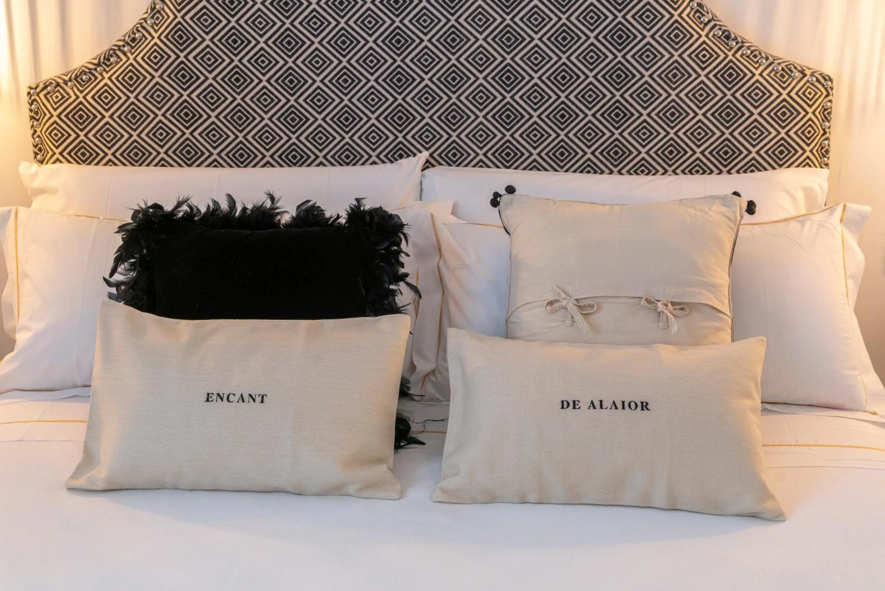 Bed in Encant de Alaior Boutique Hotel