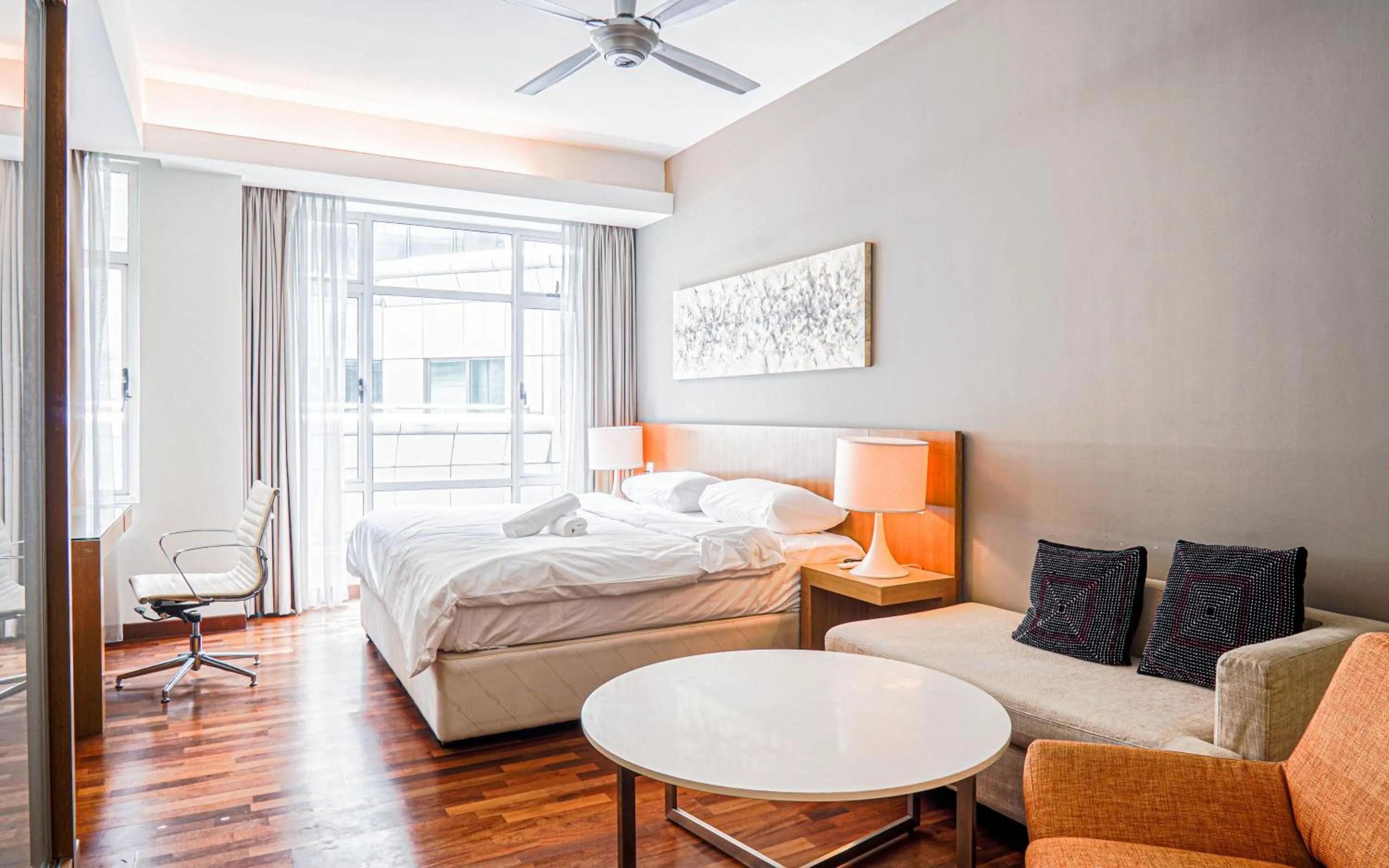 Bed in Lot 163 at Cormar Suites by Airhost