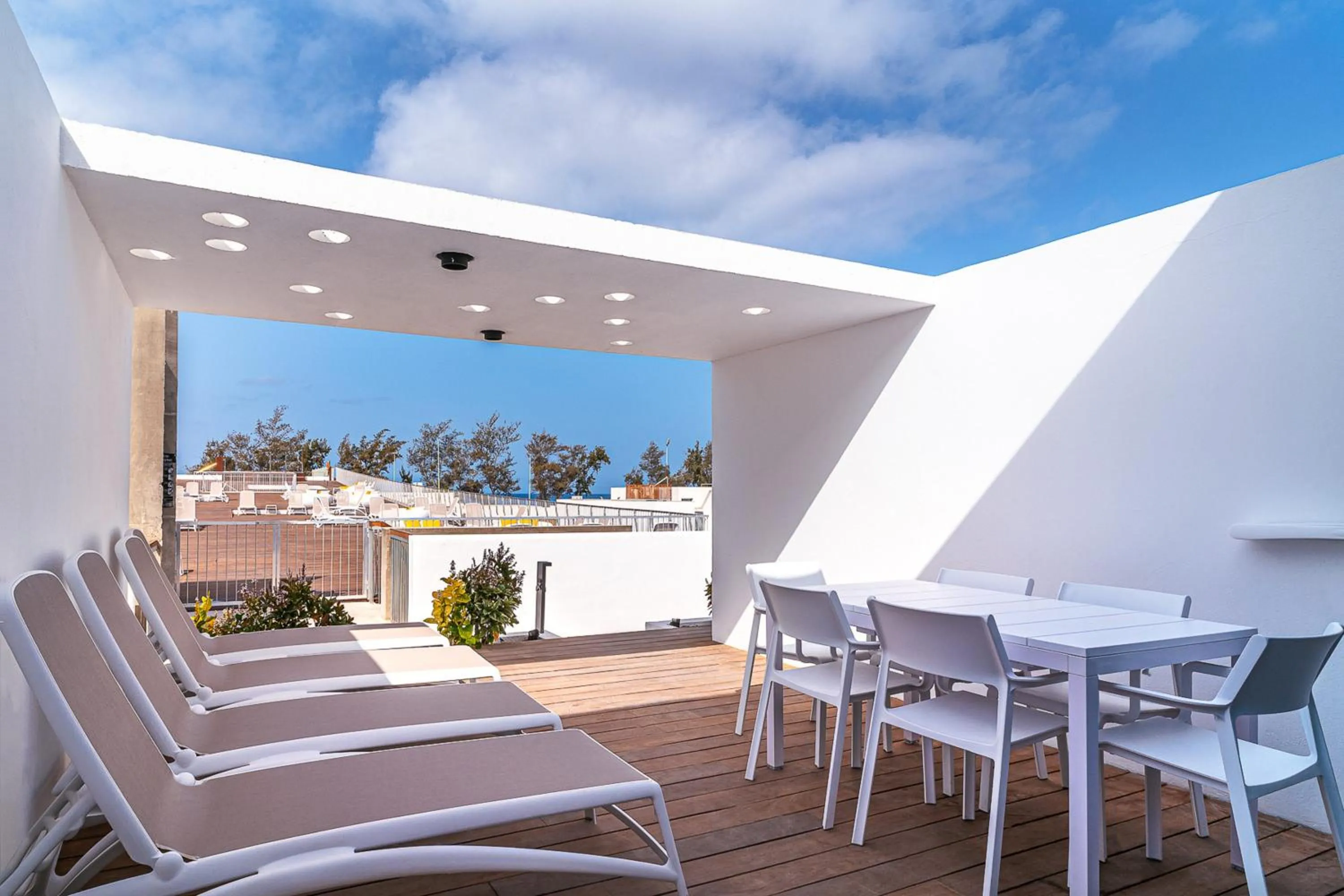Balcony/Terrace in Resort Cordial Santa Águeda & Perchel Beach Club