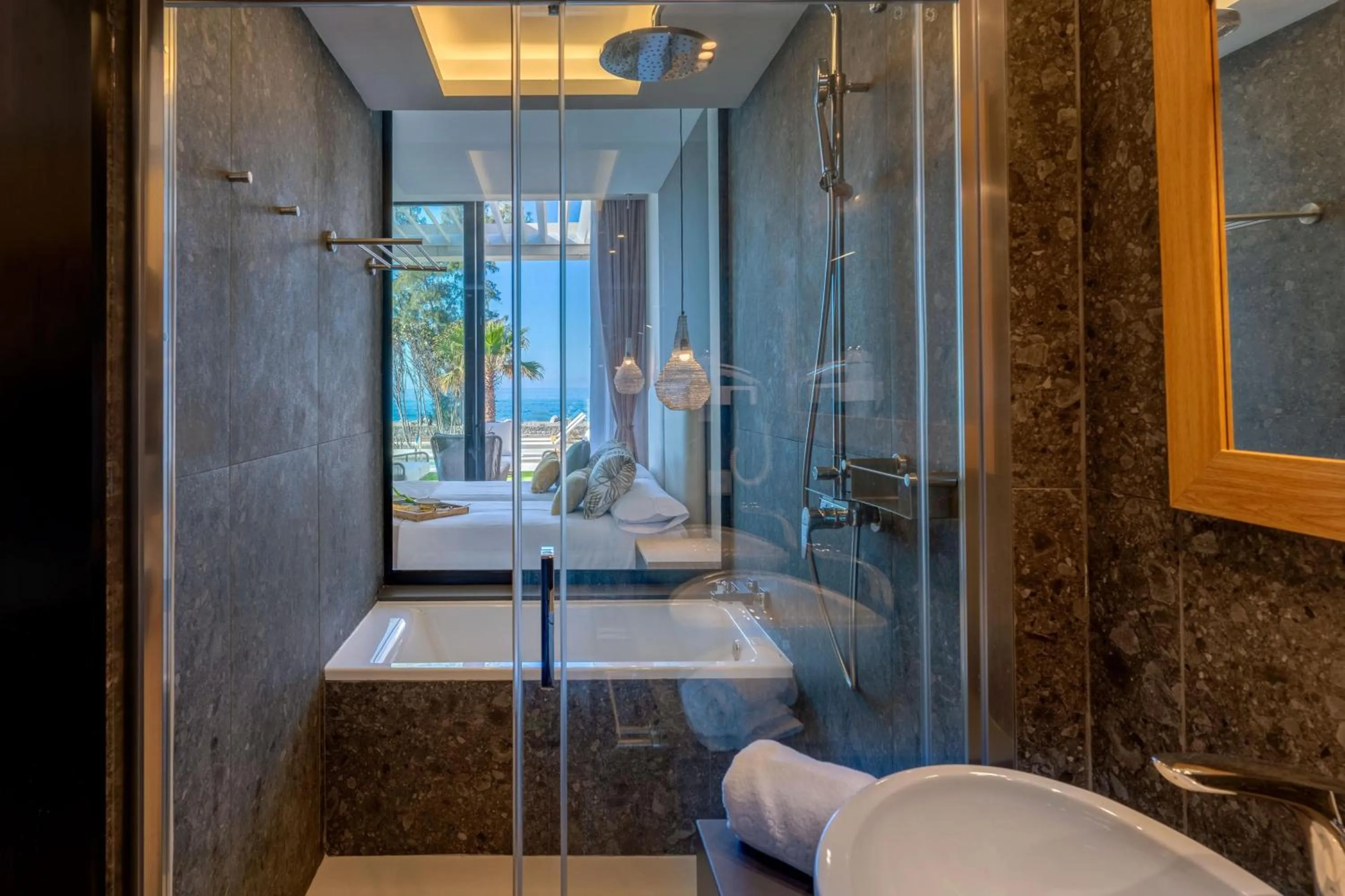 Shower in Resort Cordial Santa Águeda & Perchel Beach Club