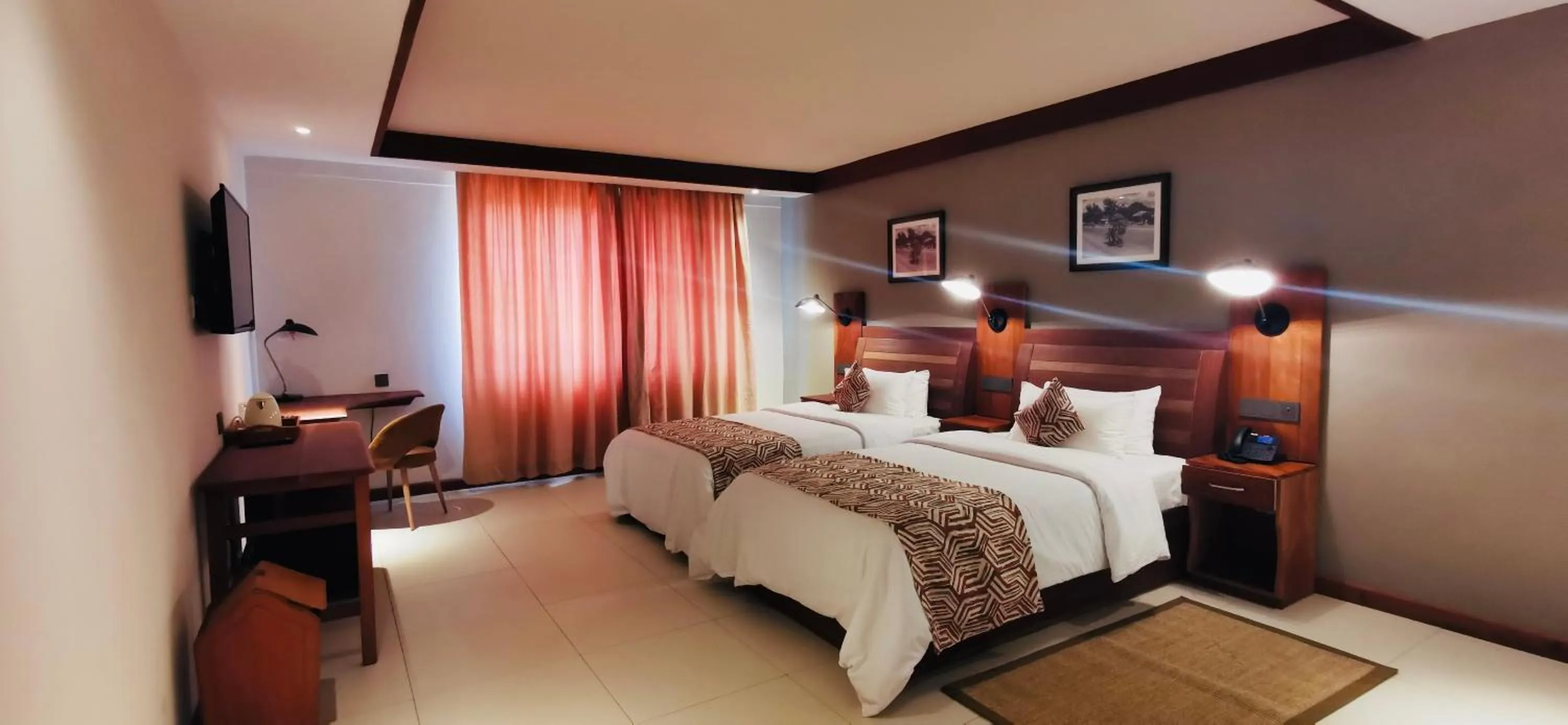 Bedroom, Bed in Kampala Nile Resort