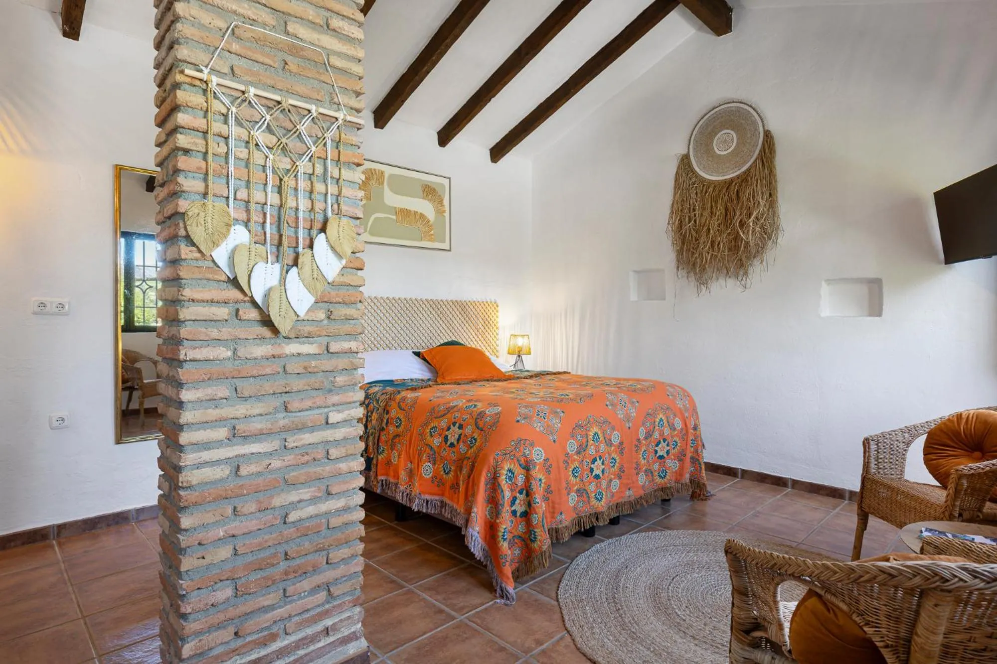 Bed in Boutique B&B Cortijo Valverde Álora