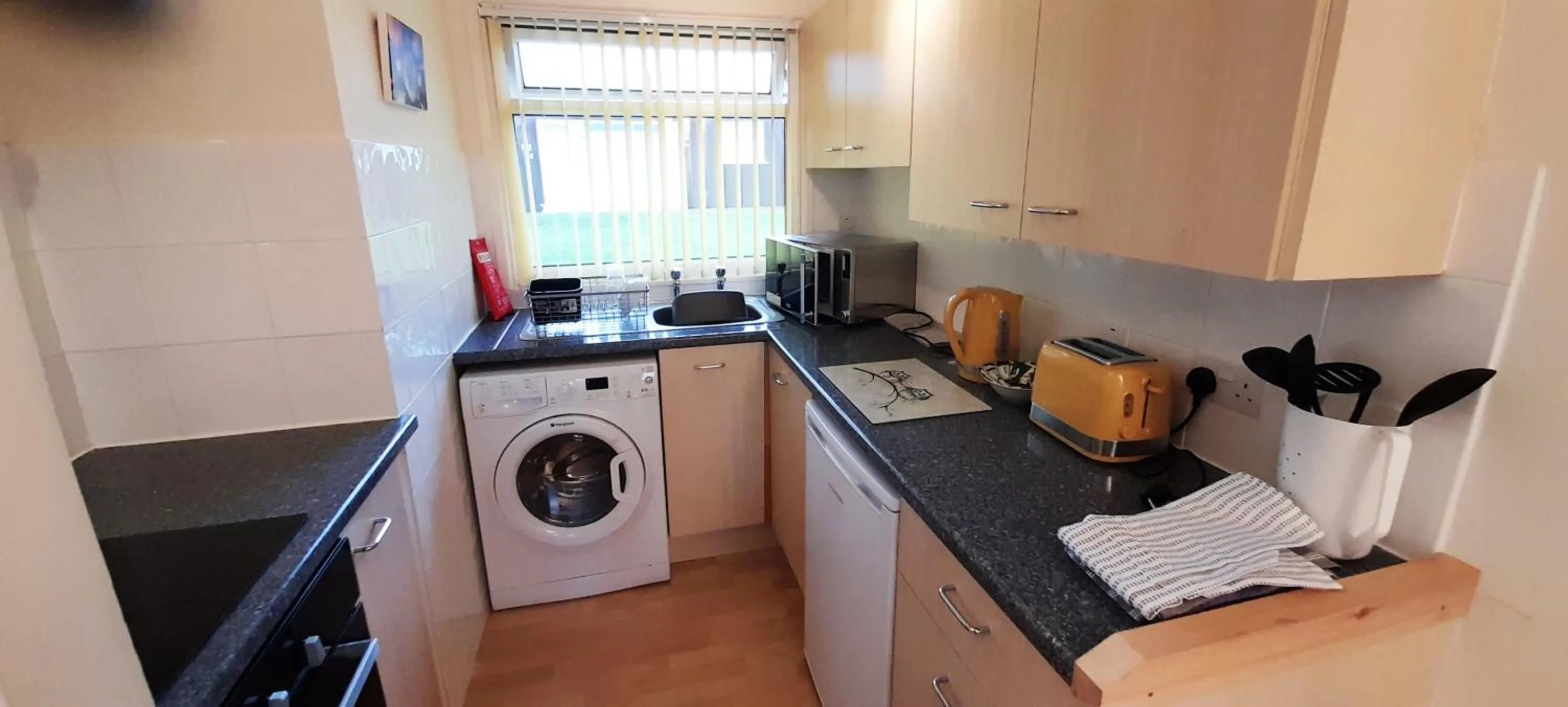 Living room in Sheena's Dartmouth Chalets