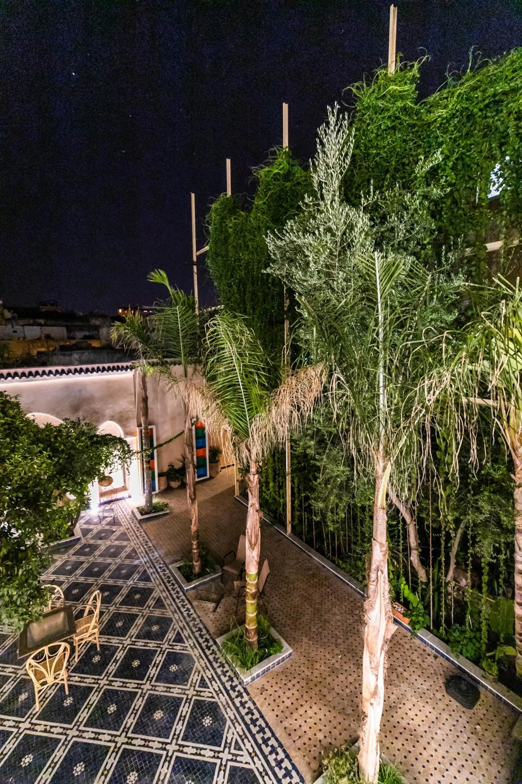 Patio in Palais Shazam & SPA