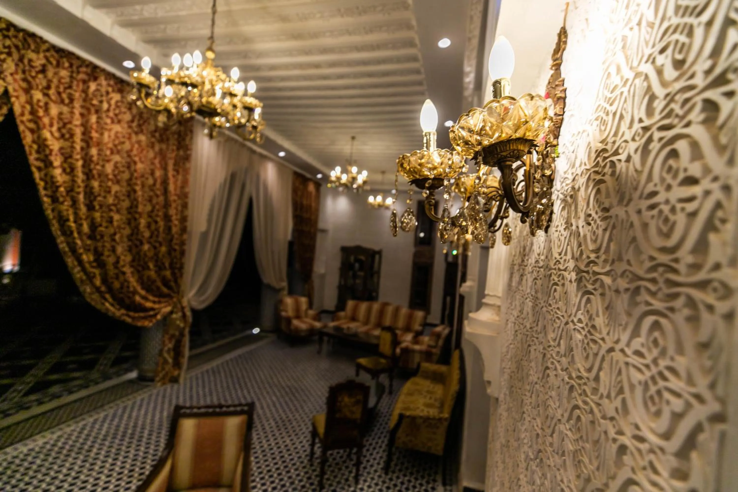 Decorative detail in Palais Shazam & SPA