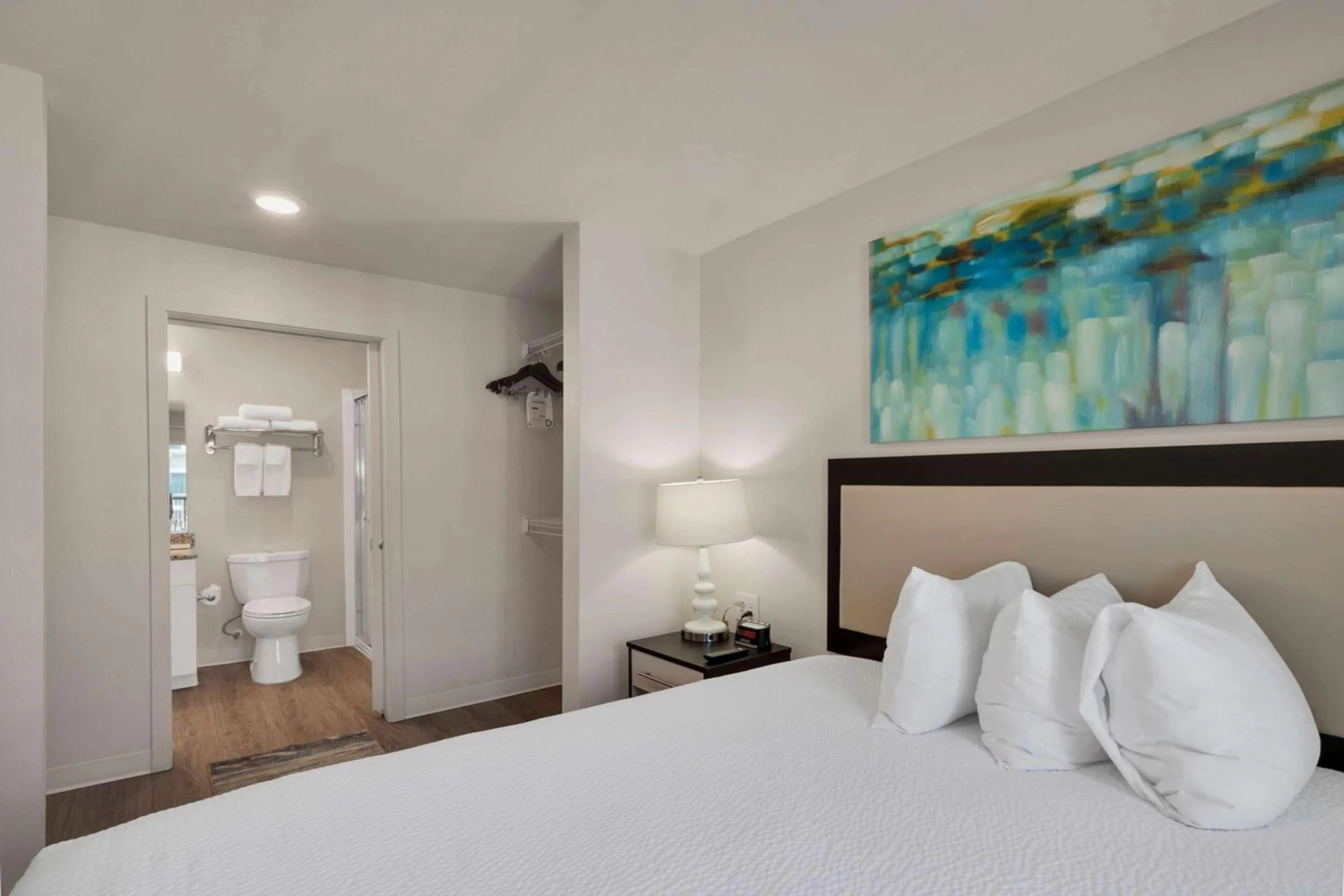 Photo of the whole room, Bed in WaterWalk Extended Stay by Wyndham Charlotte - Arrowood