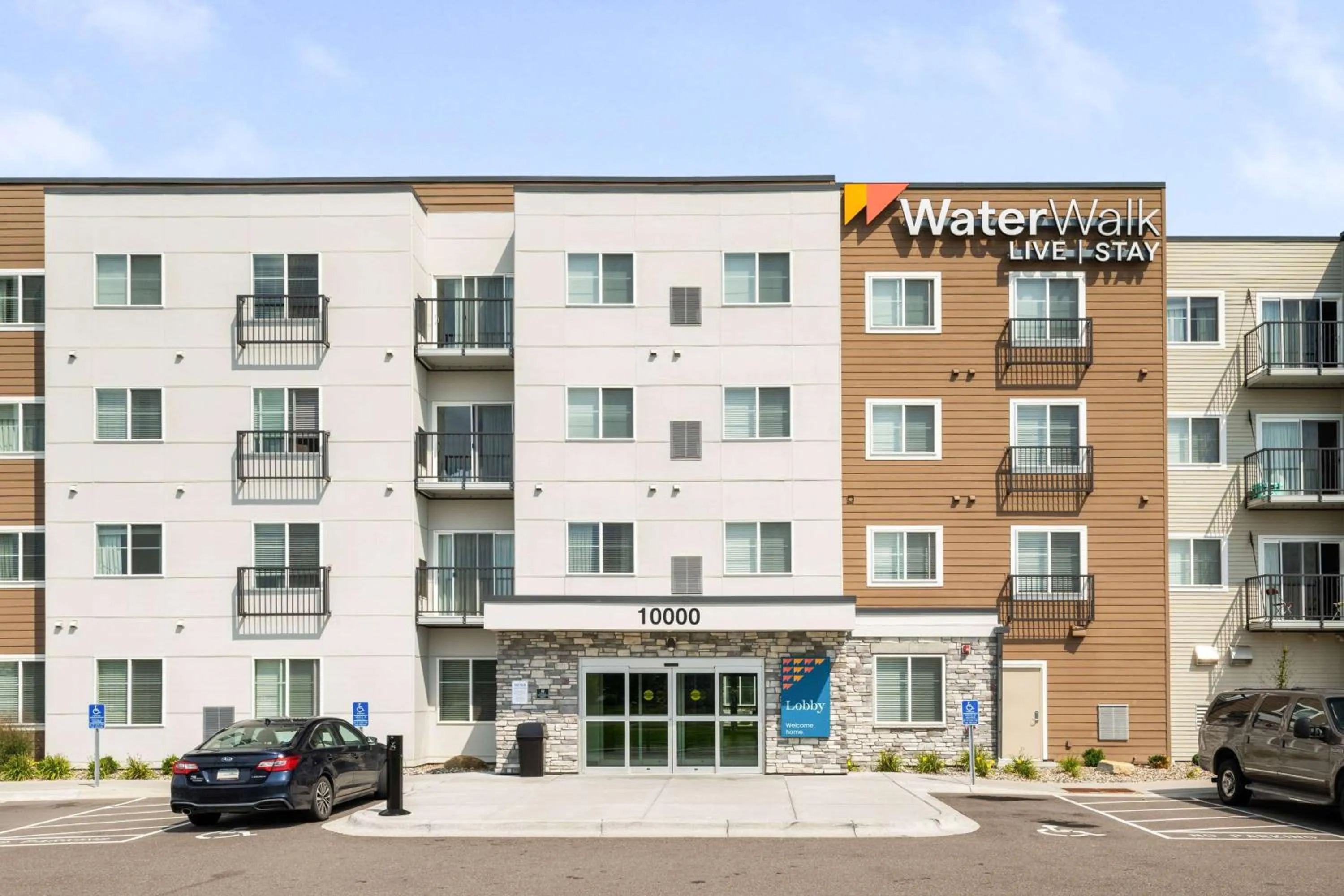 Property building in WaterWalk Extended Stay by Wyndham Minneapolis - Plymouth