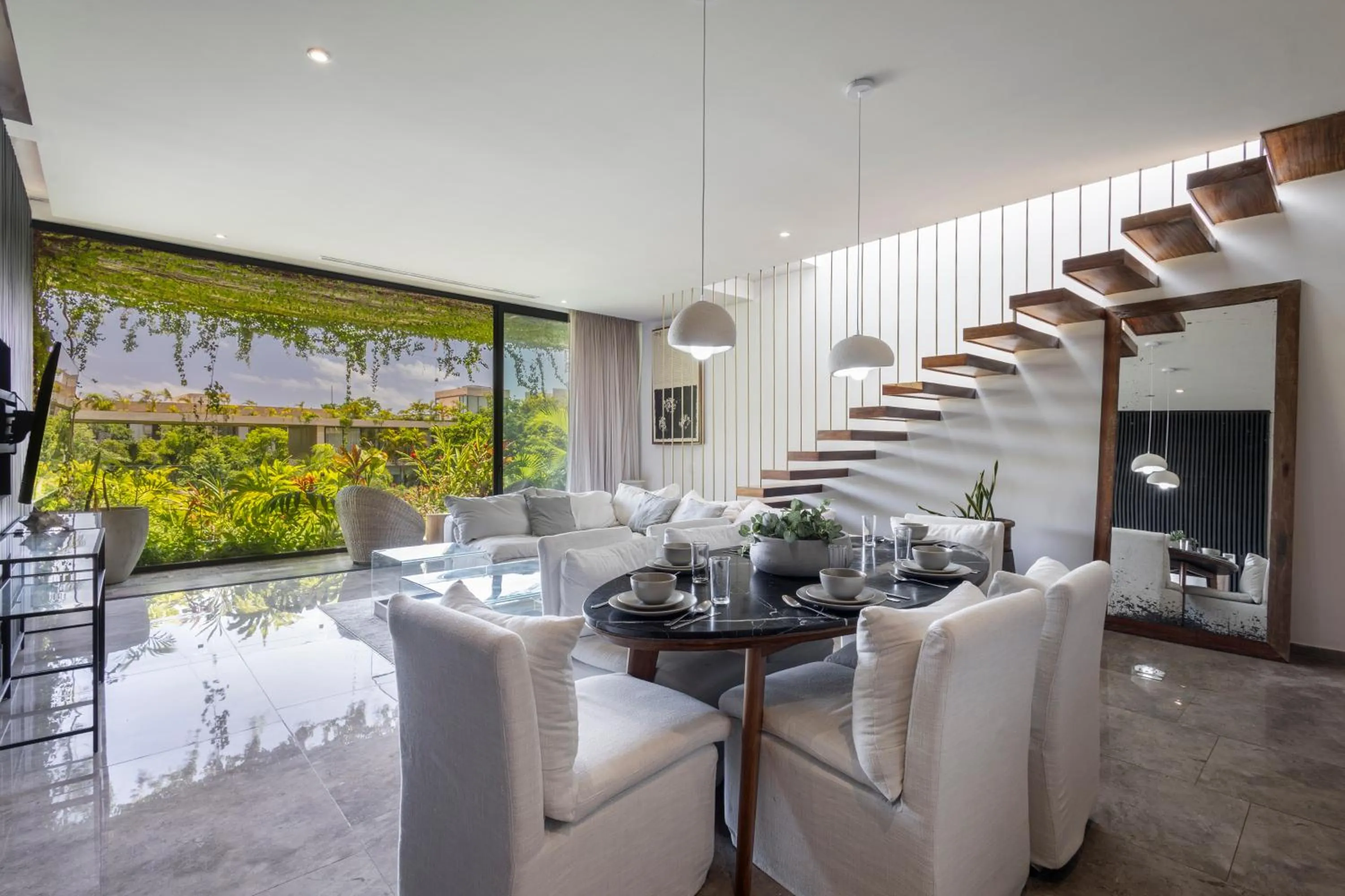 Living room in Mistiq Tulum