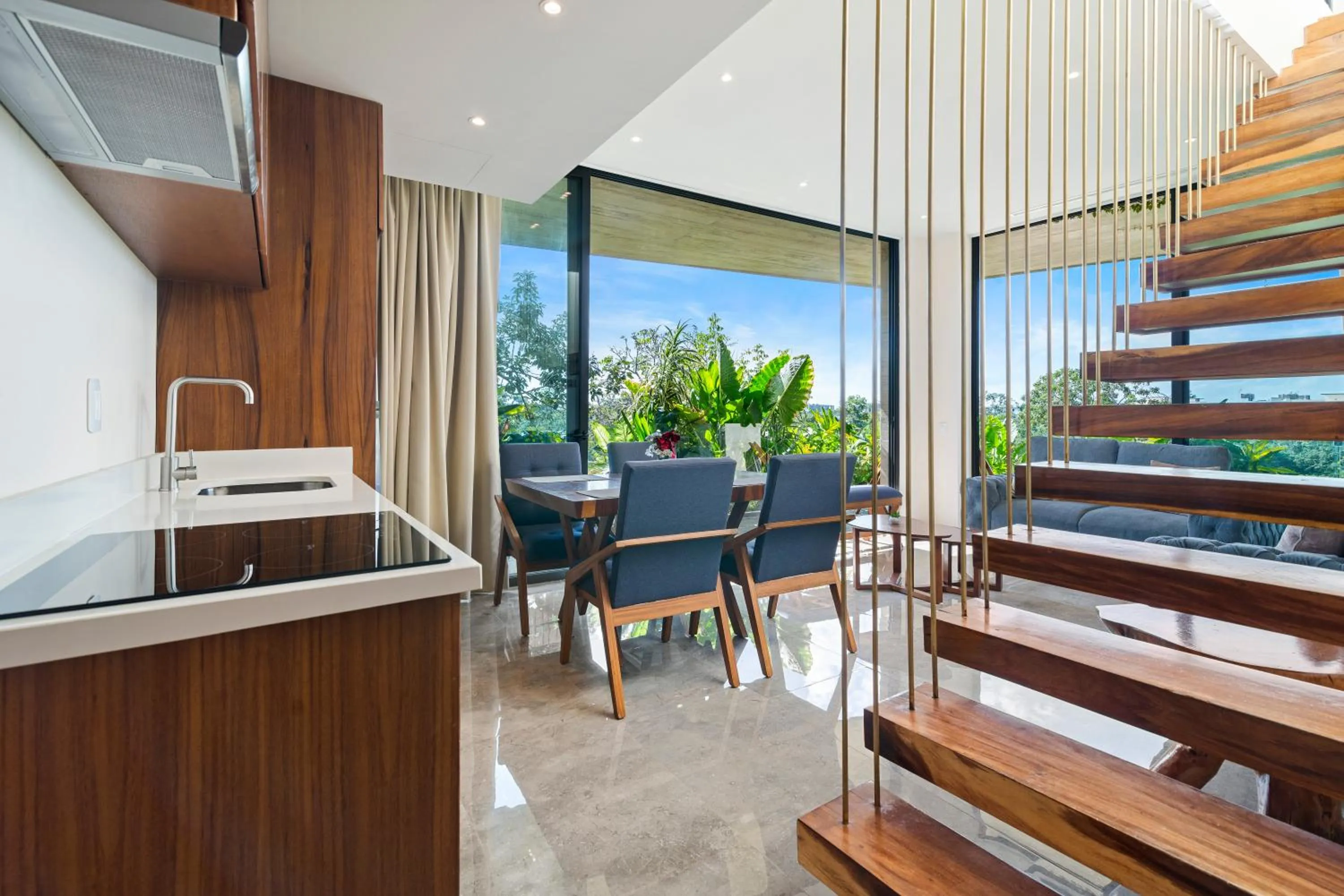 Kitchen or kitchenette in Mistiq Tulum