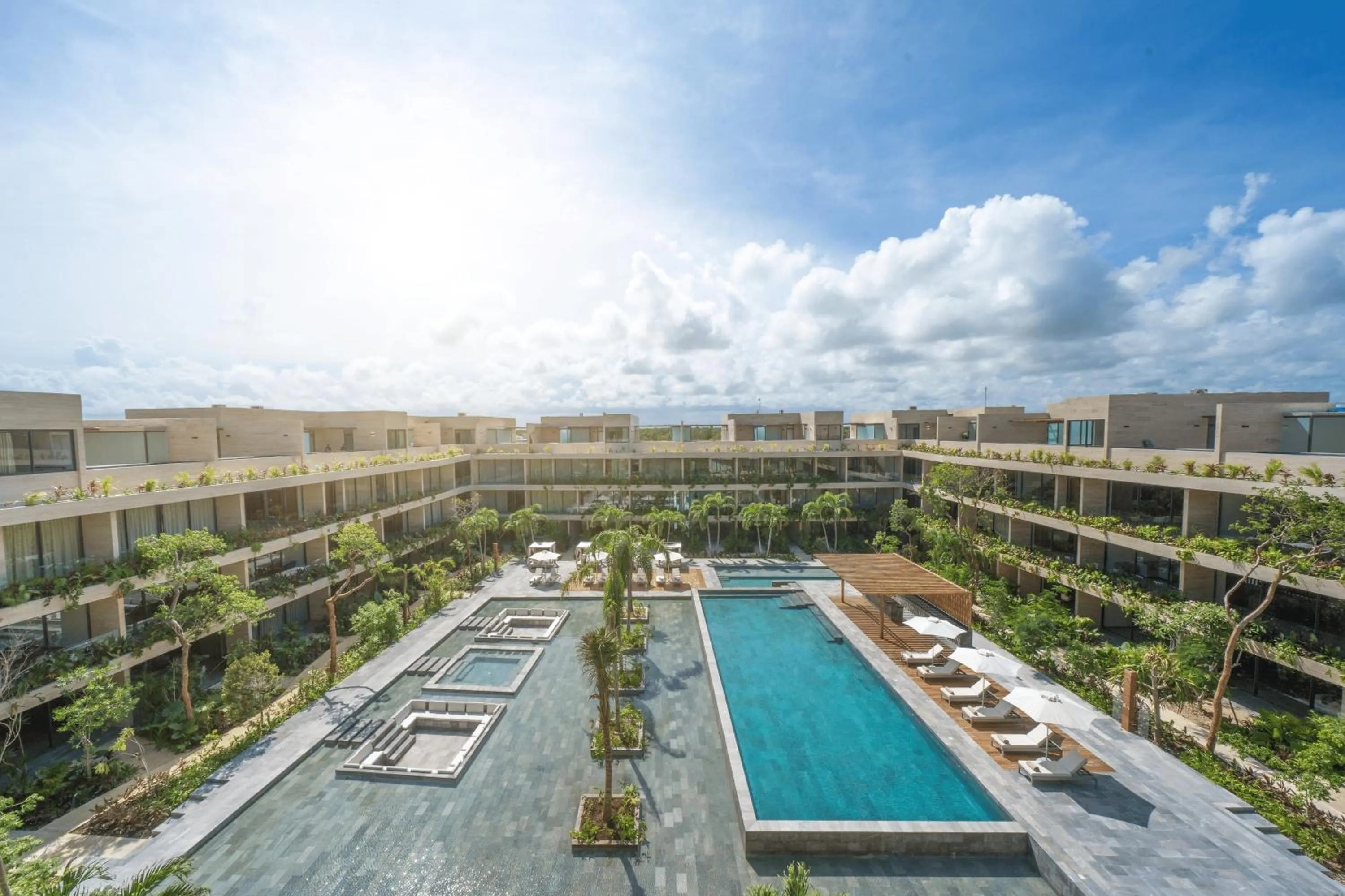 Pool view in Mistiq Tulum