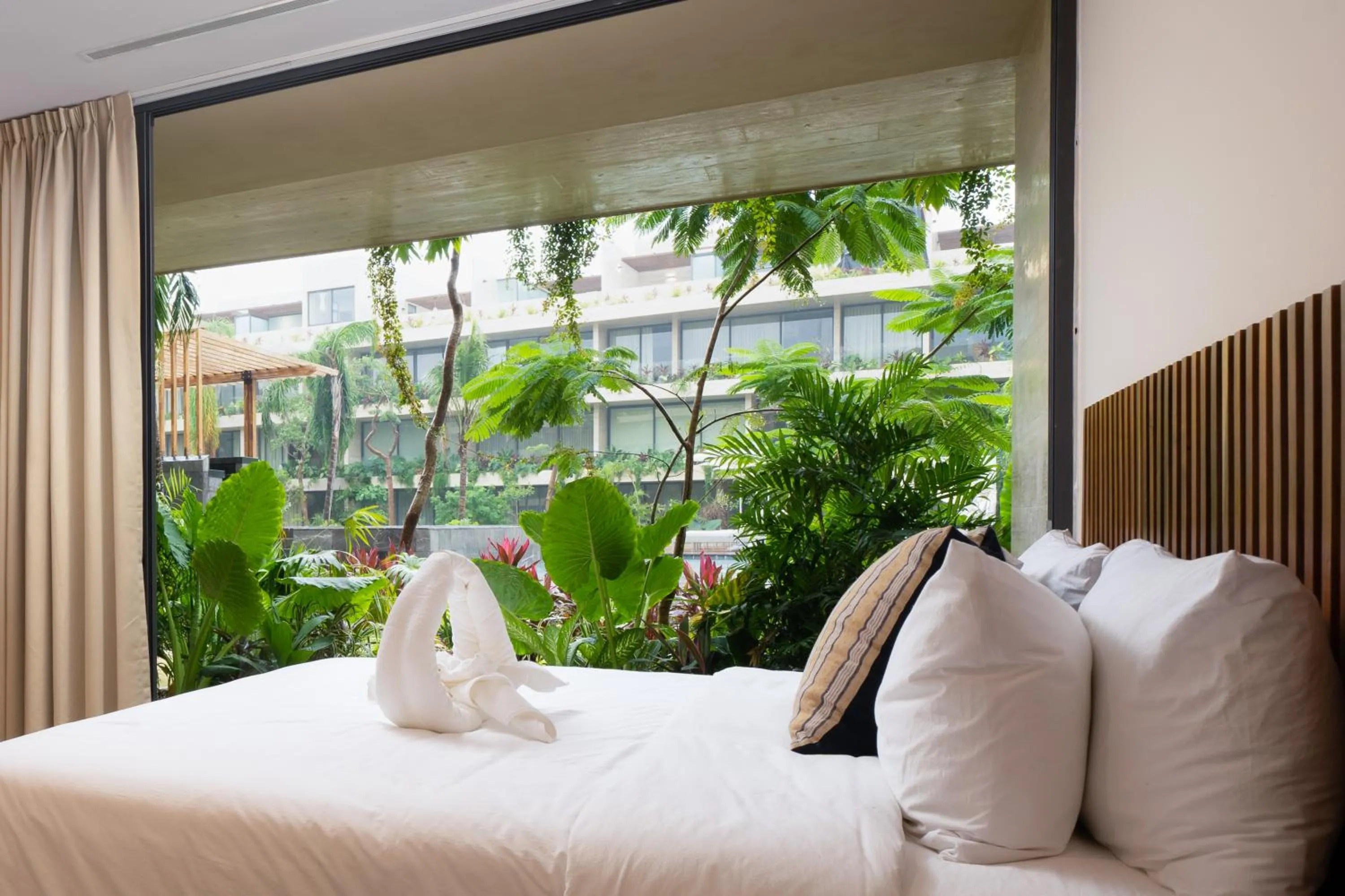 Balcony/Terrace, Bed in Mistiq Tulum