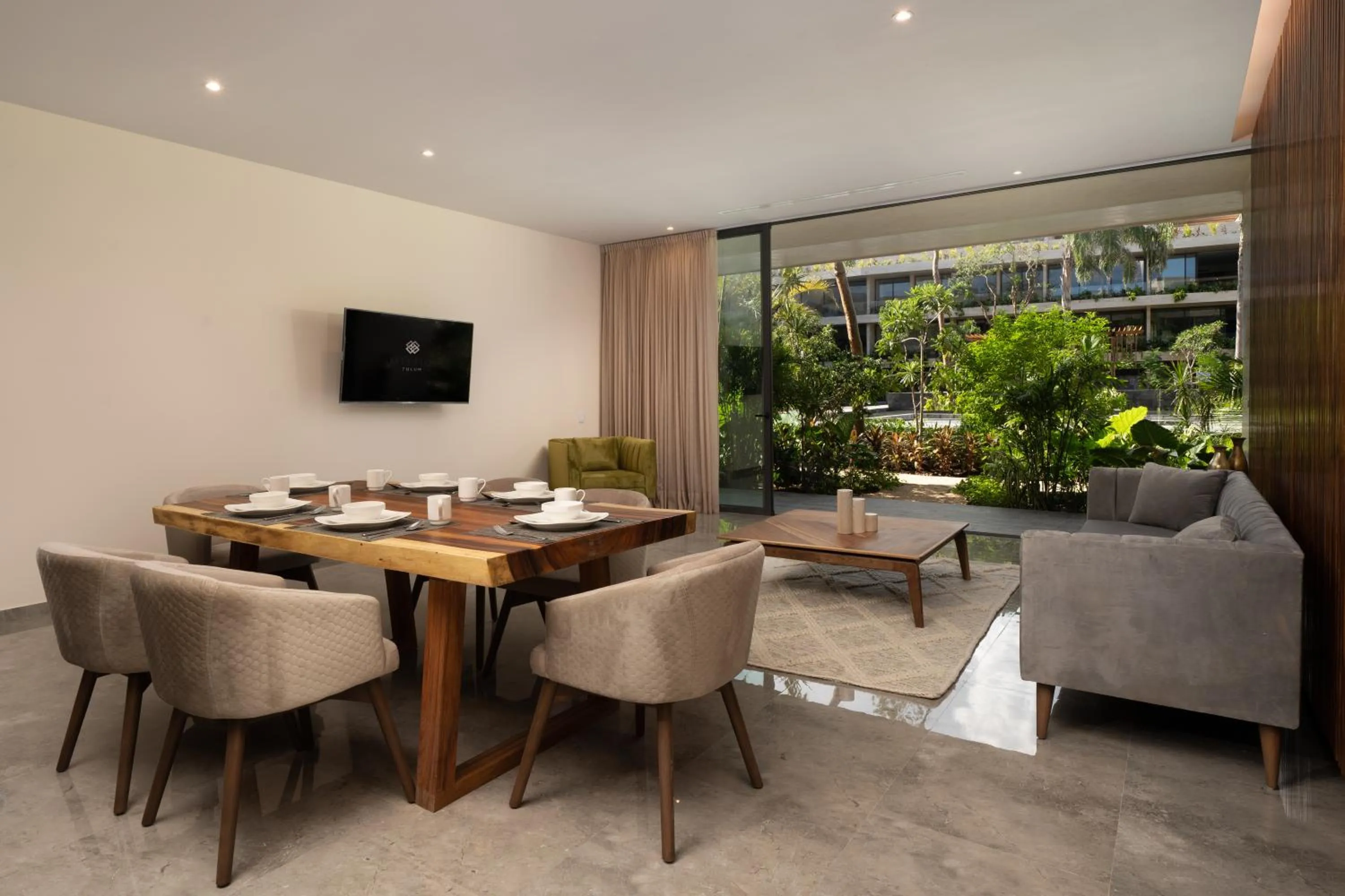 Living room in Mistiq Tulum