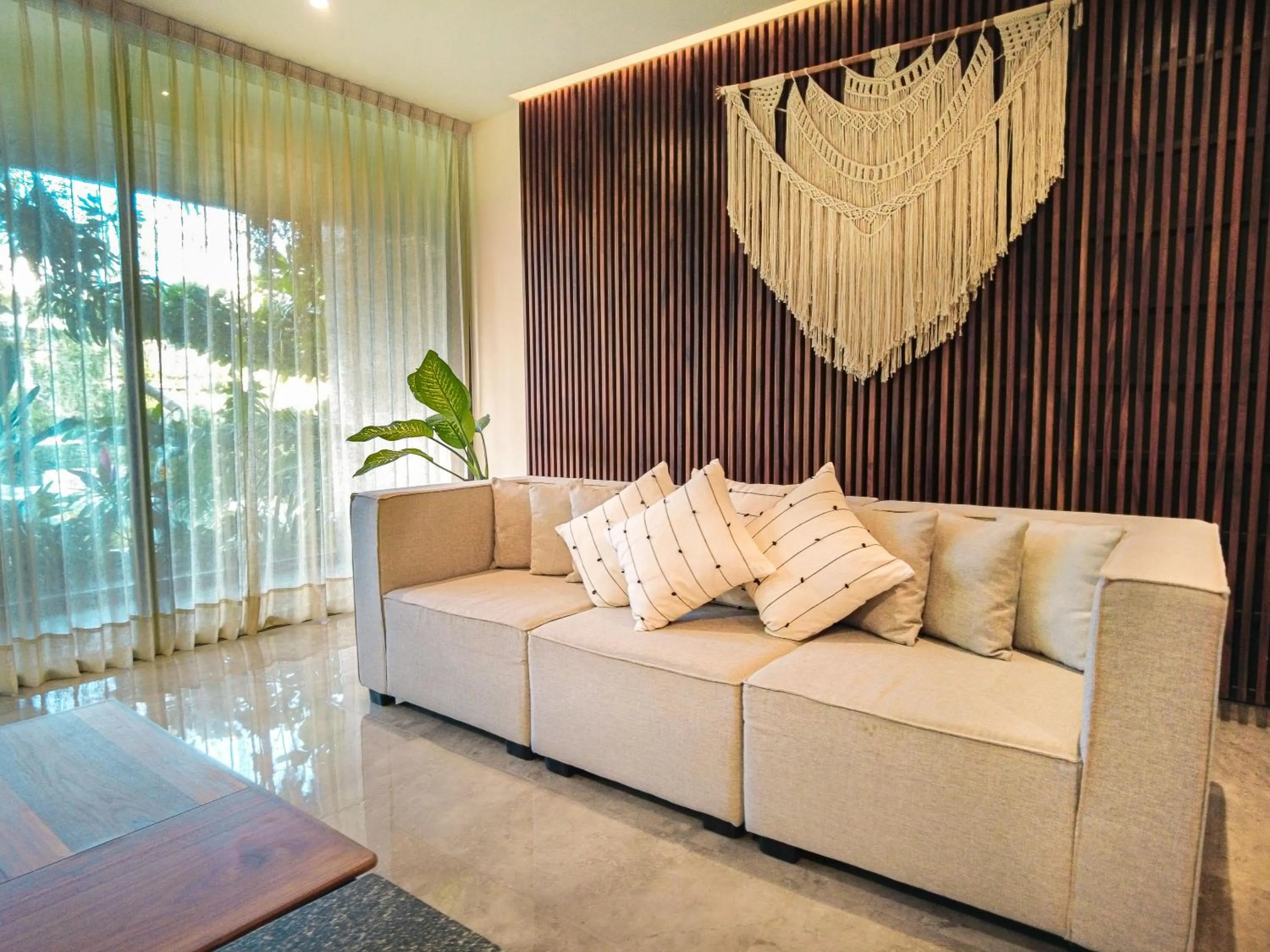 Living room in Mistiq Tulum