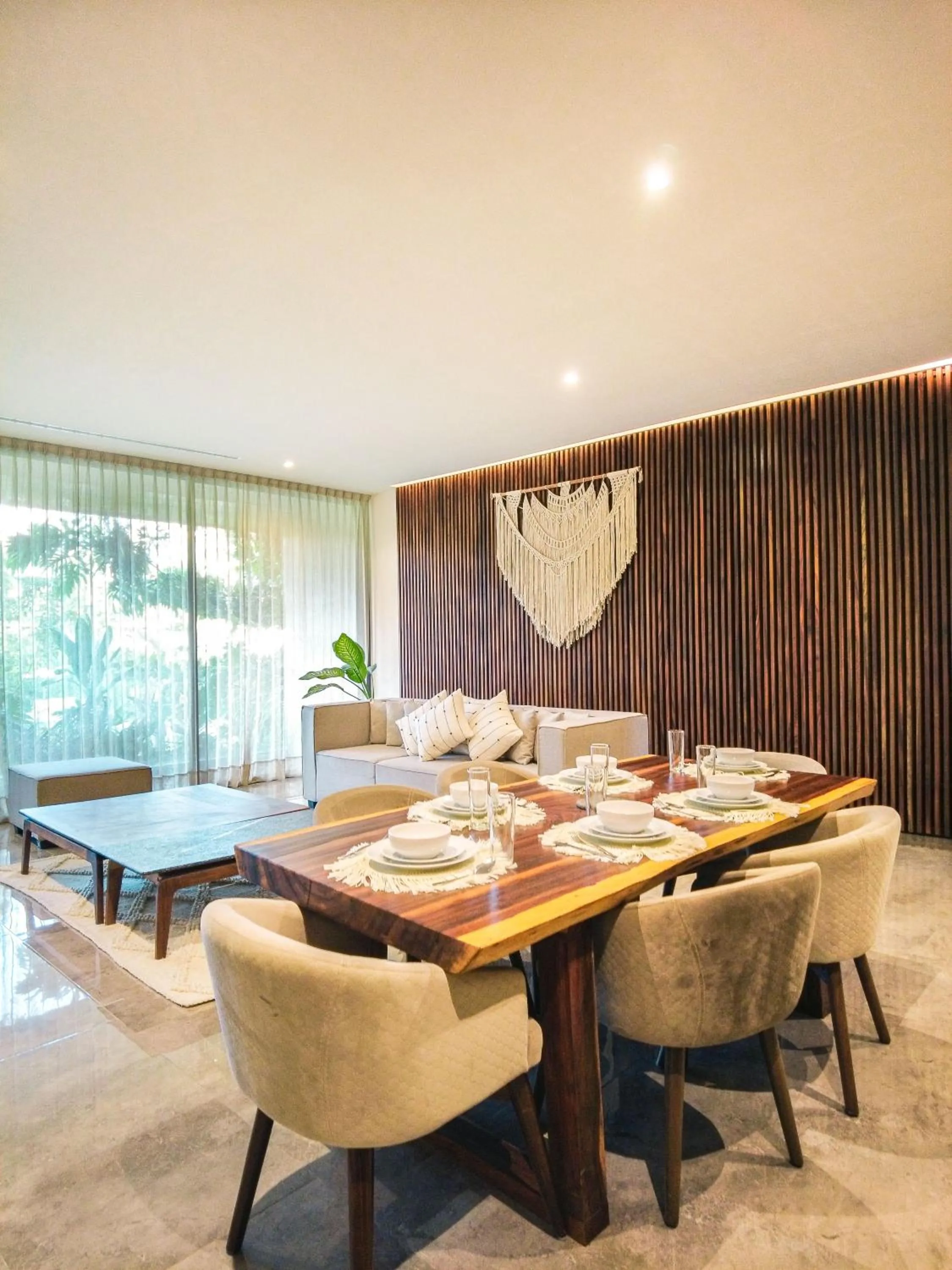 Seating area in Mistiq Tulum