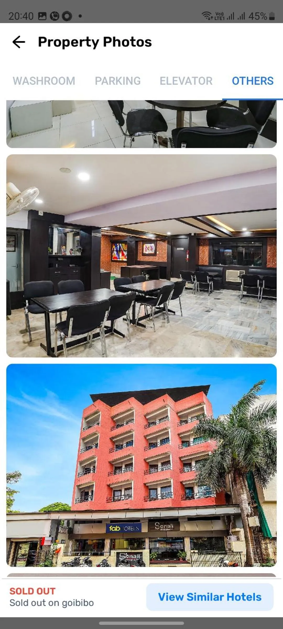 Property building in hotel sonali regency