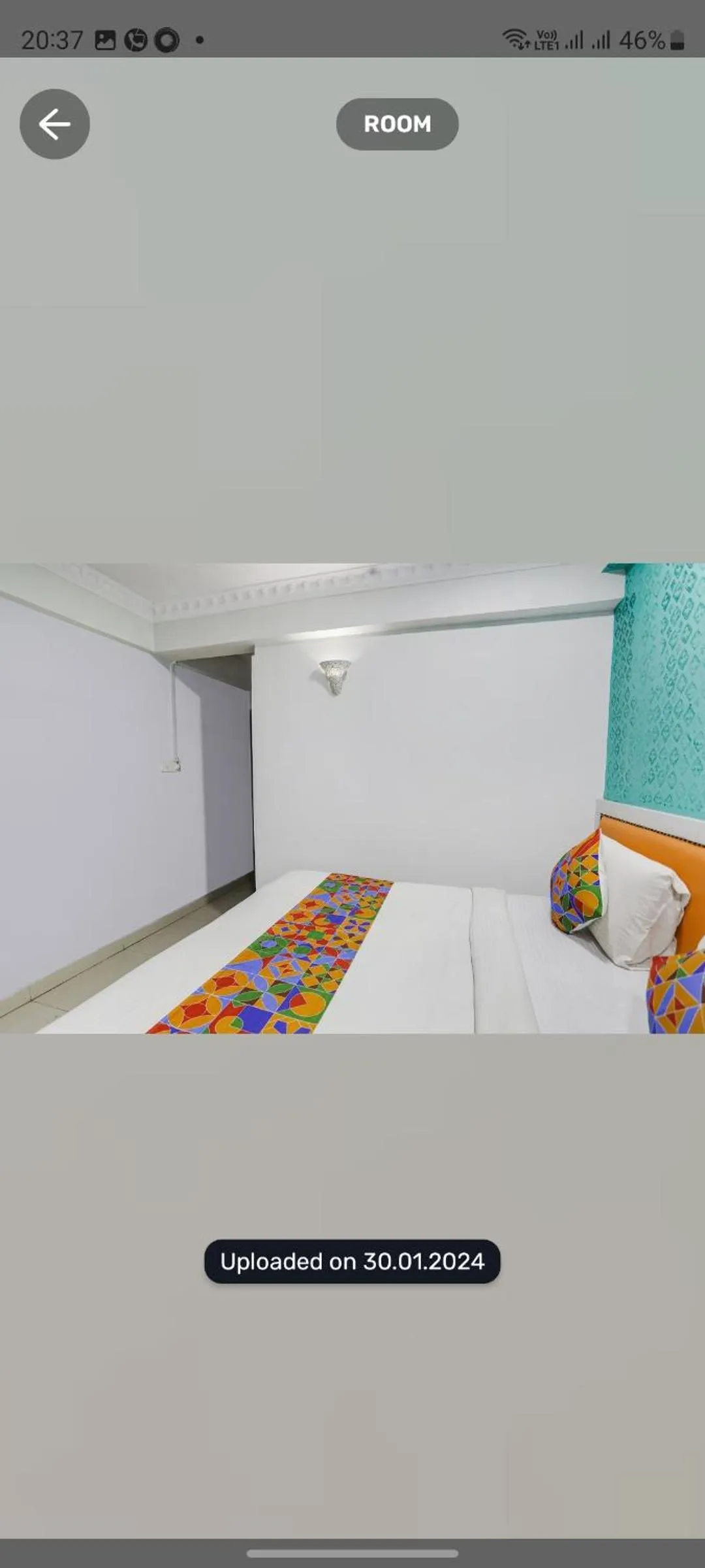 Bed in hotel sonali regency