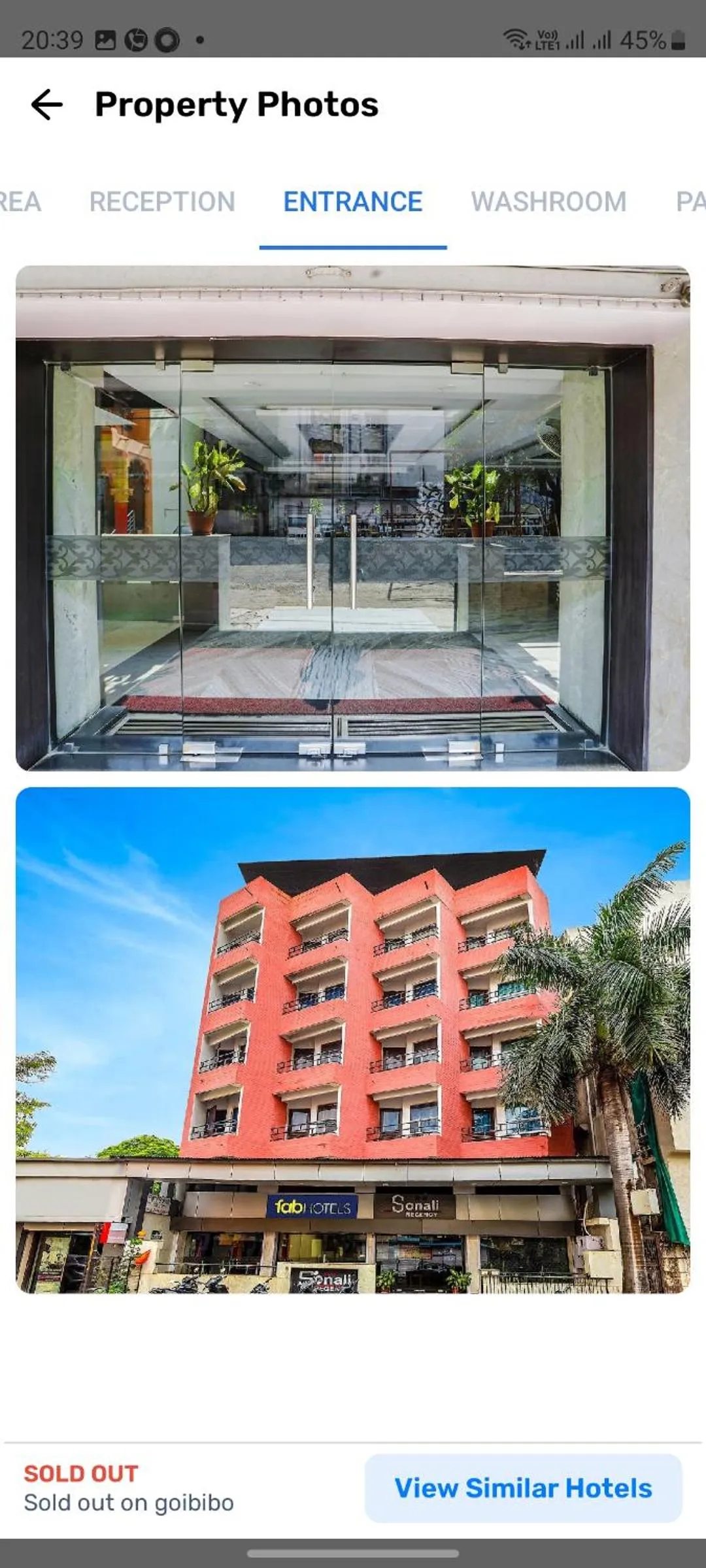 Property building in hotel sonali regency