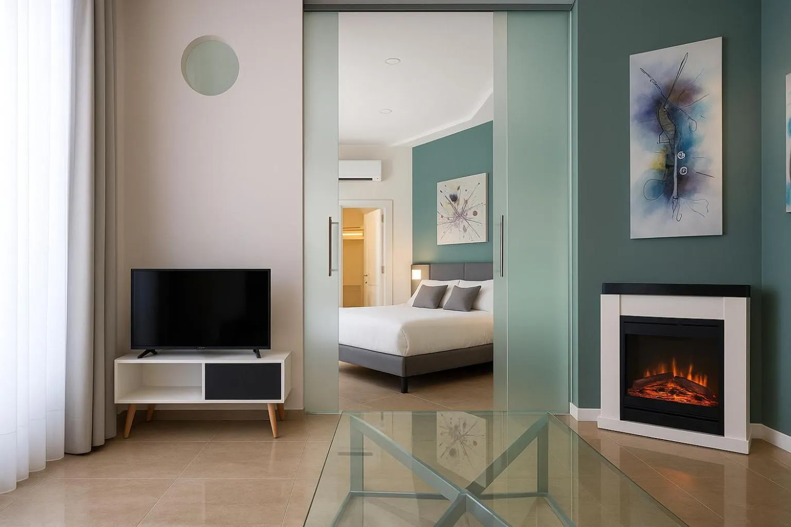 Bed in Sanfelice 33 Luxury Suites