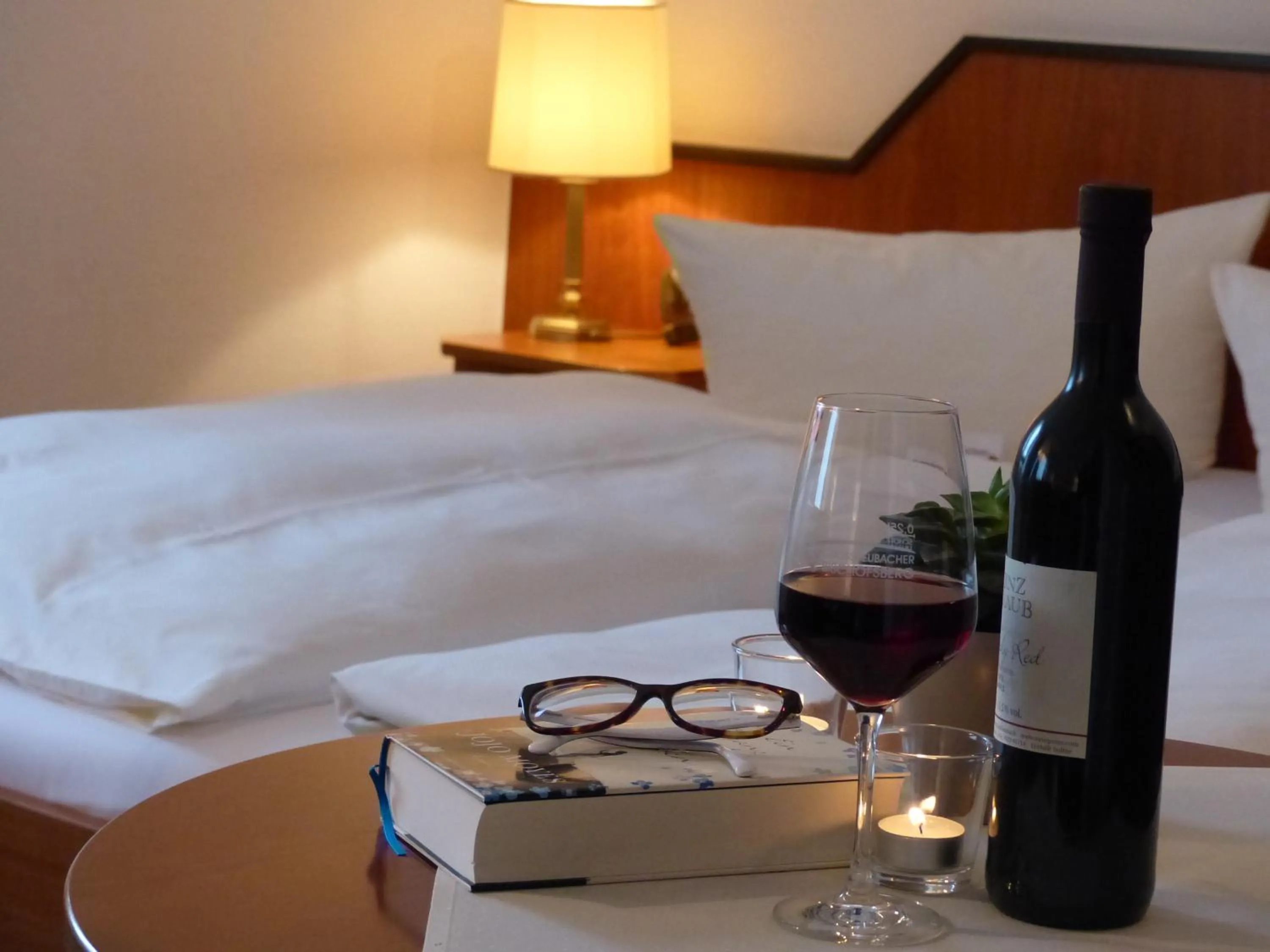 Bed in Hotel Rosenbusch