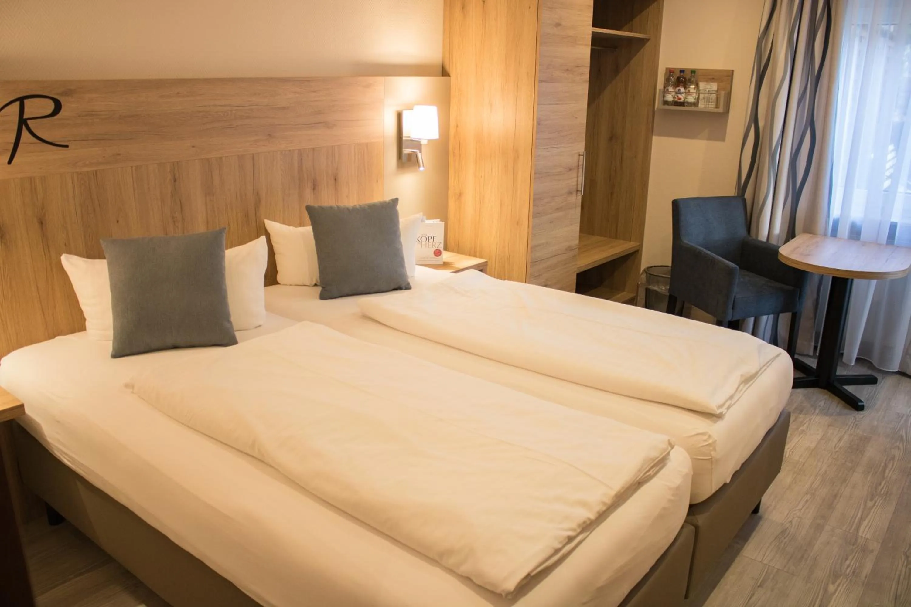 Bed in Hotel Rosenbusch