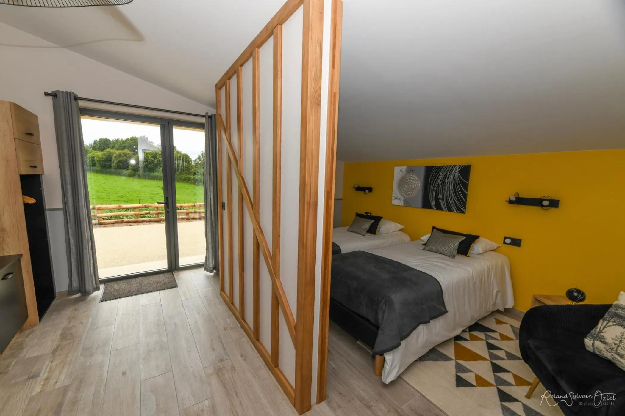 Bed in Les Chambres d'Aurore