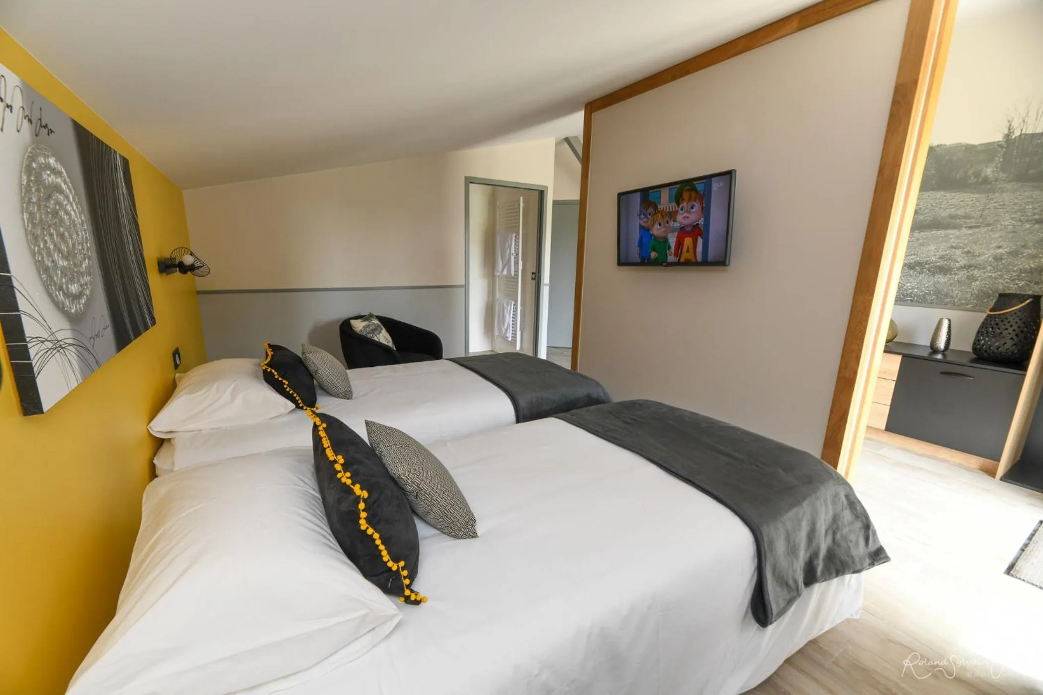 Bed in Les Chambres d'Aurore