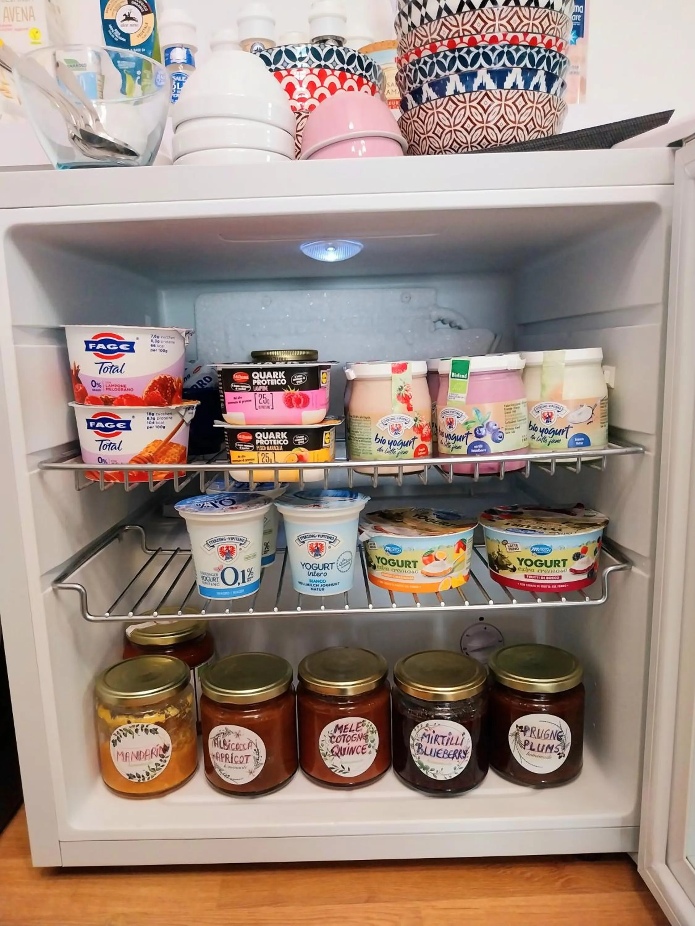 Food and drinks in Villa Bellavista Alba, B&B