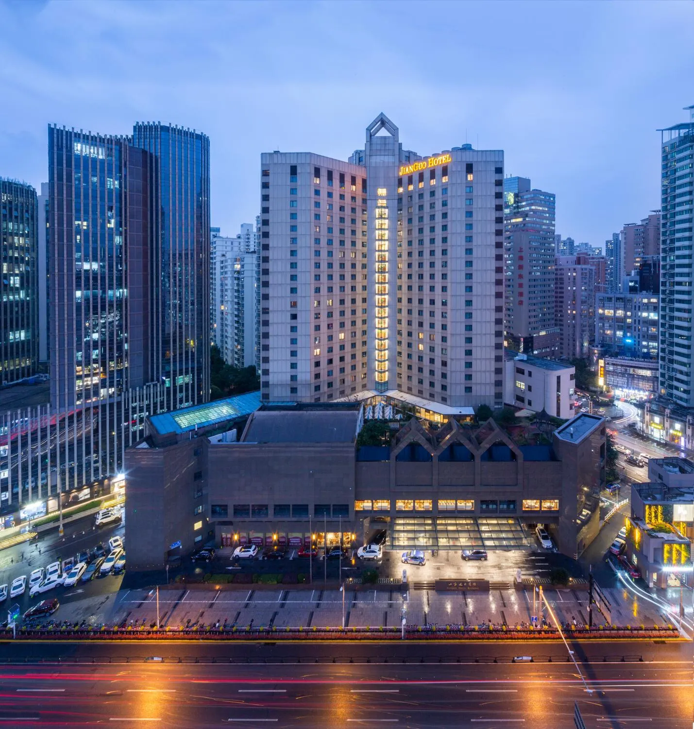 Property building in Jianguo Hotel Shanghai