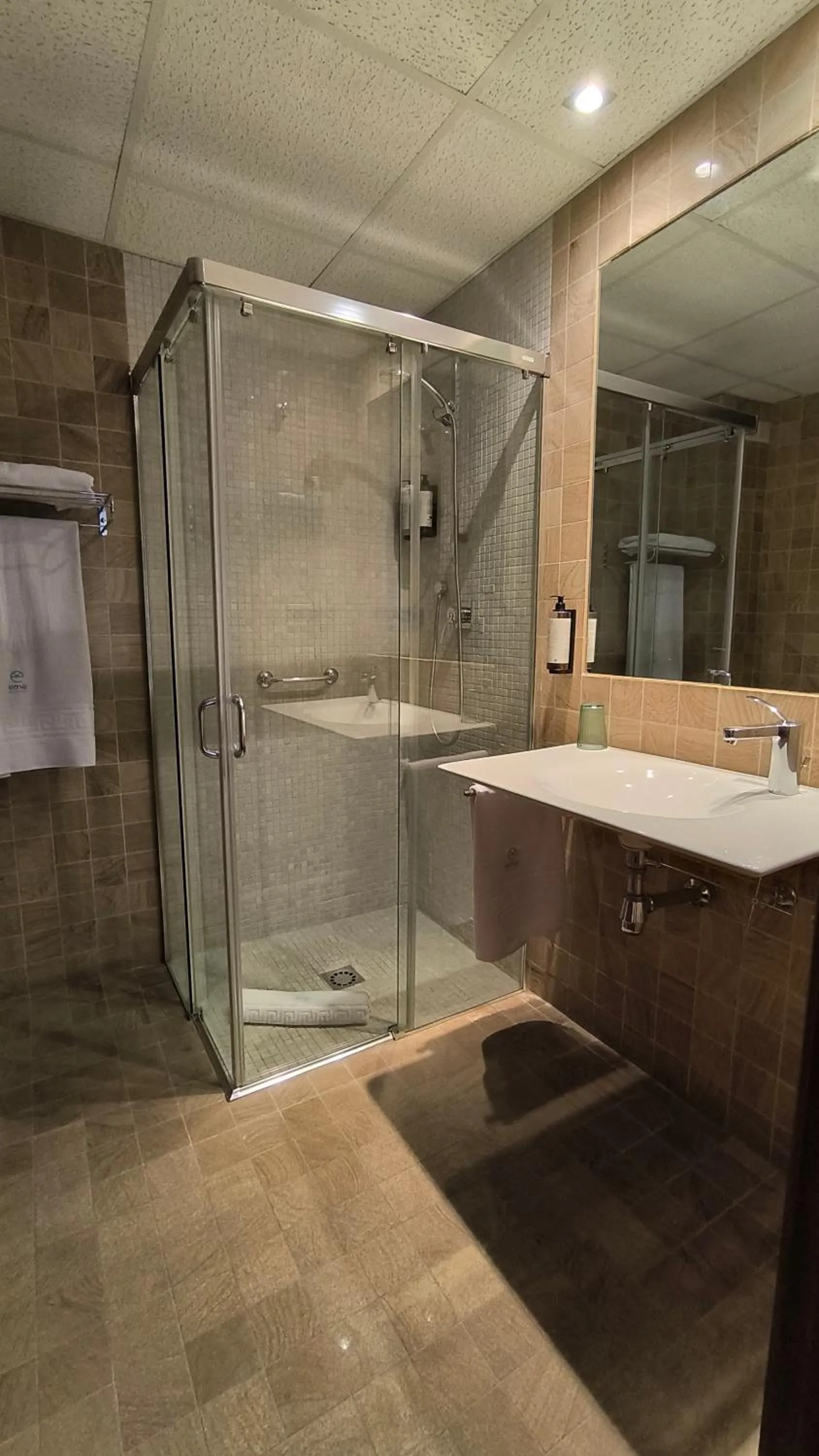 Shower in Hotel Baeza Monumental by eme hoteles