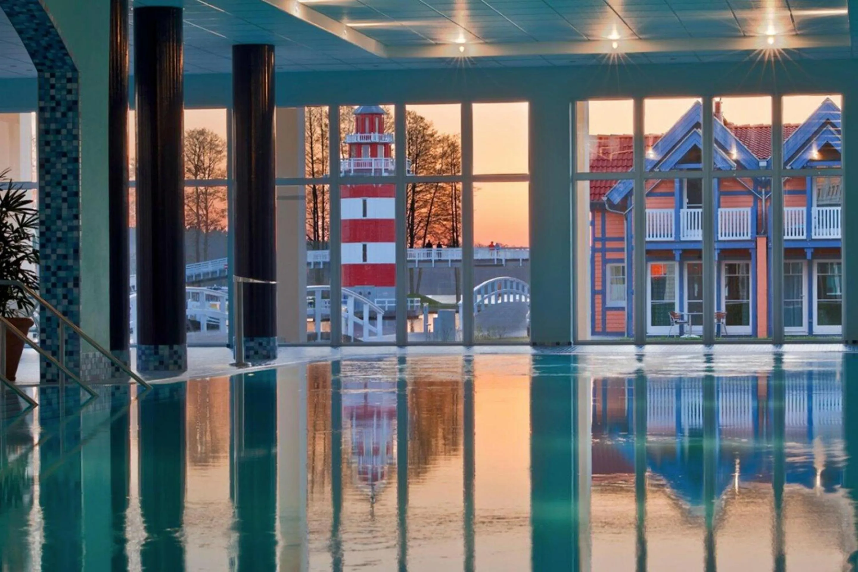 Swimming pool in Precise Resort Hafendorf Rheinsberg
