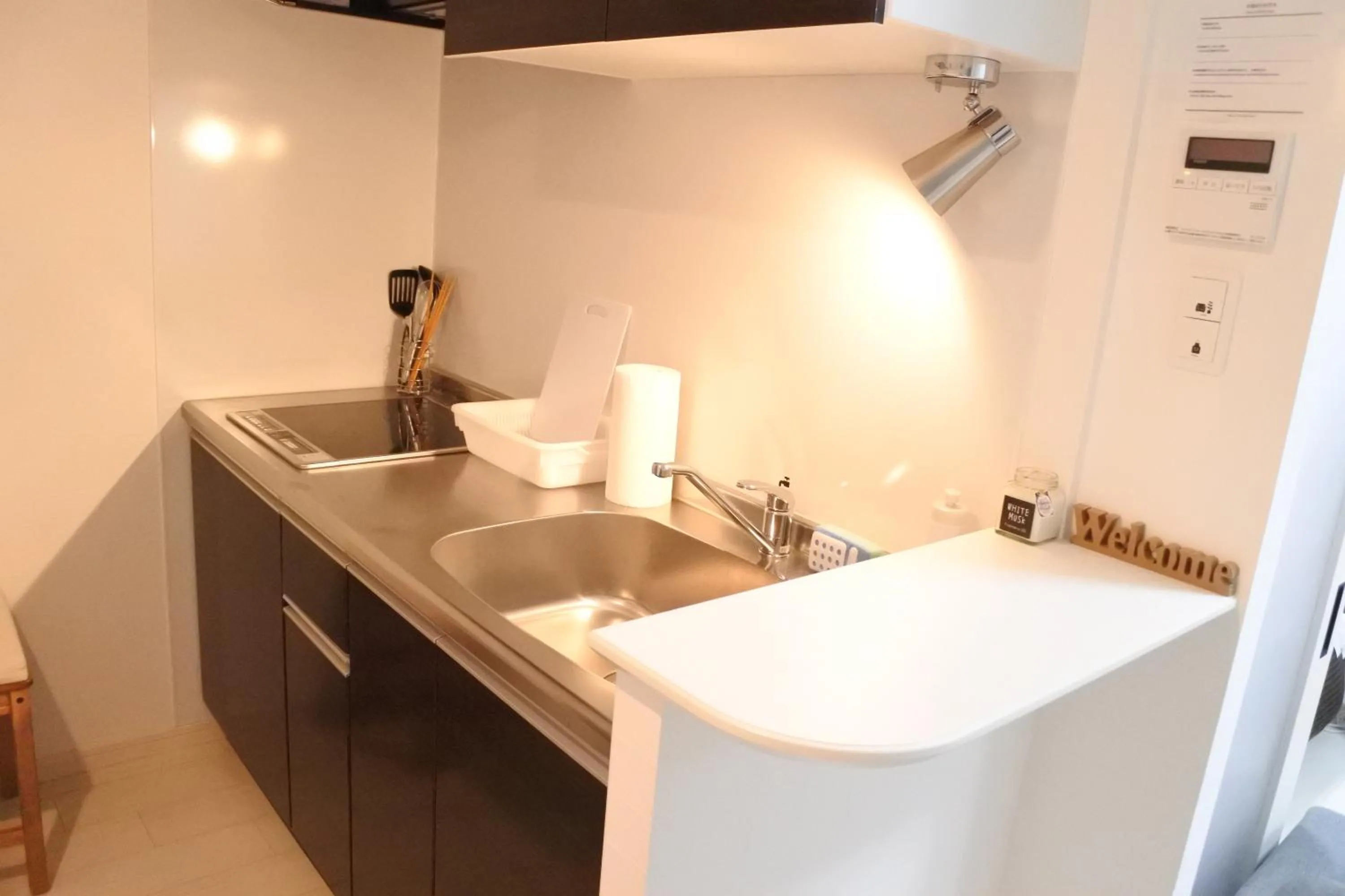 Kitchen or kitchenette in CRYSTAL ＆ RESORT FUKUOKA