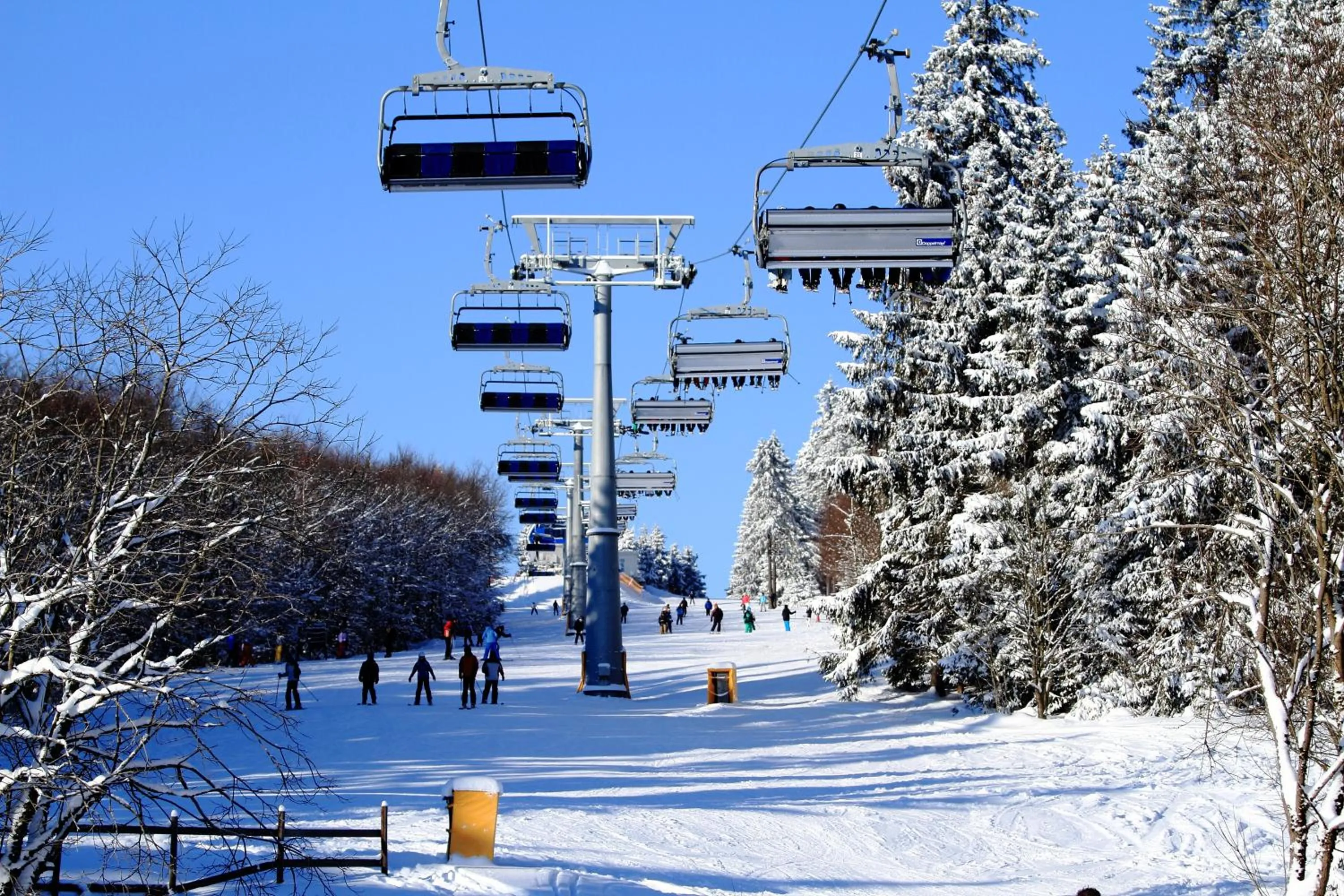 Skiing in Hotel Schneider