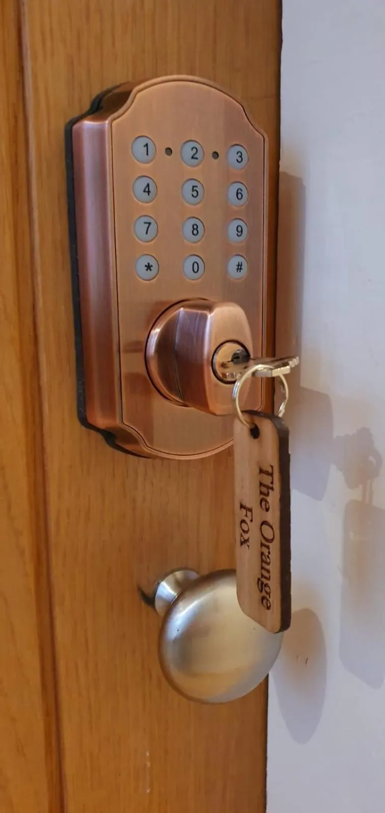 The Orange Fox Lux Room and Hot Tub at The Grumpy Schnauzer Guest House