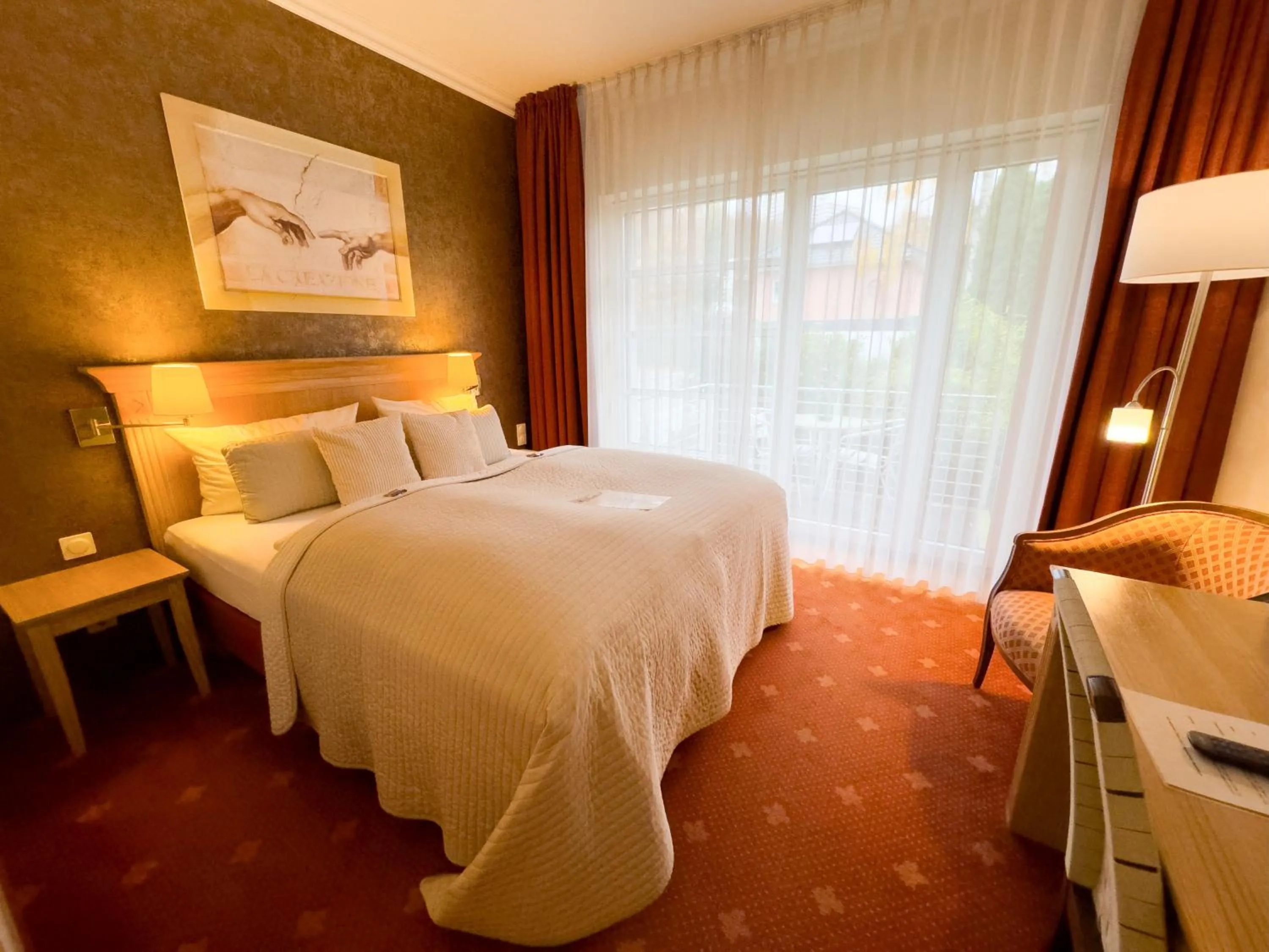 Bedroom, Bed in Hotel Villa Gropius