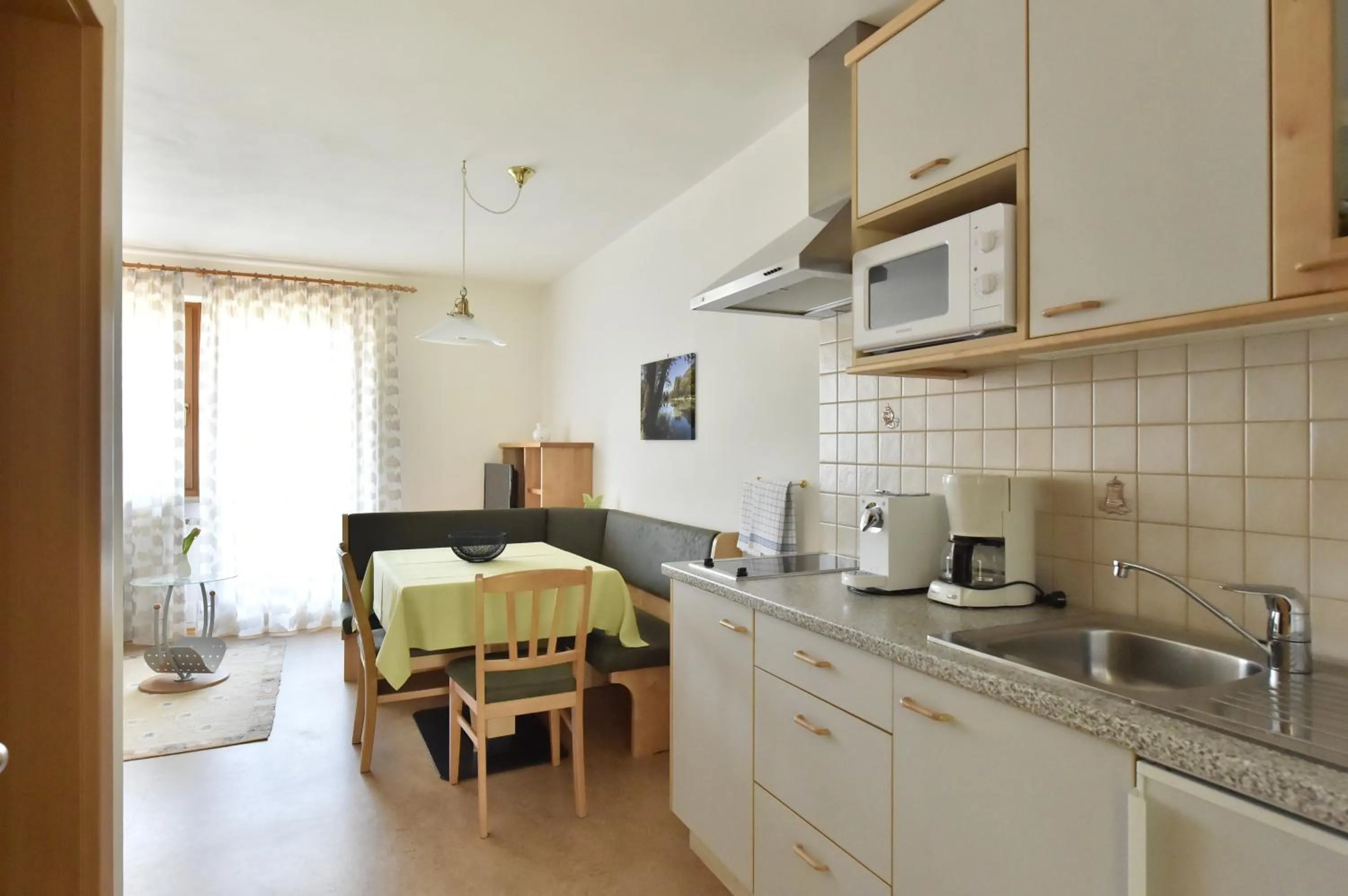 Kitchen or kitchenette in Appartements Lenzenhof