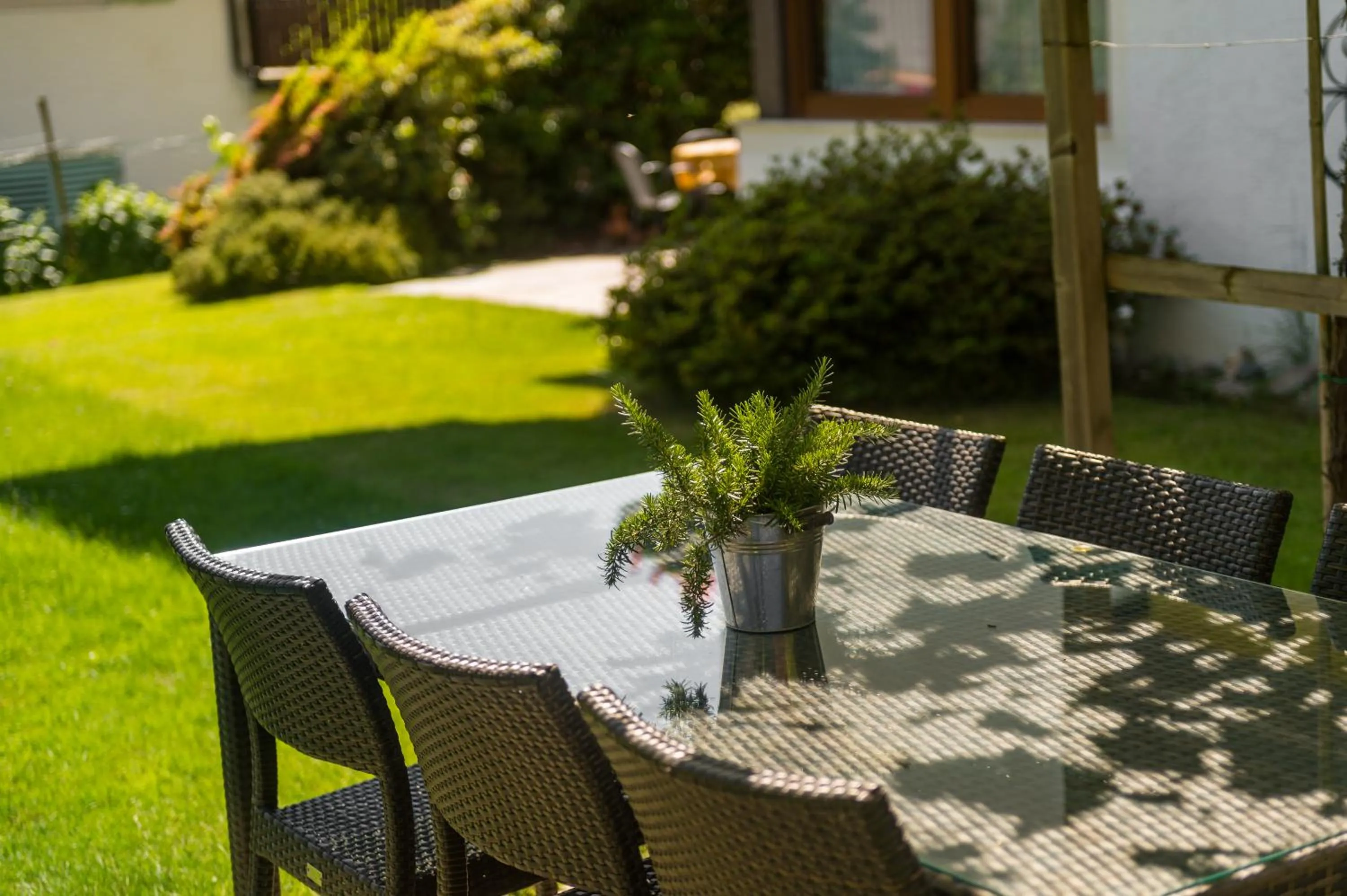 Garden in Appartements Lenzenhof