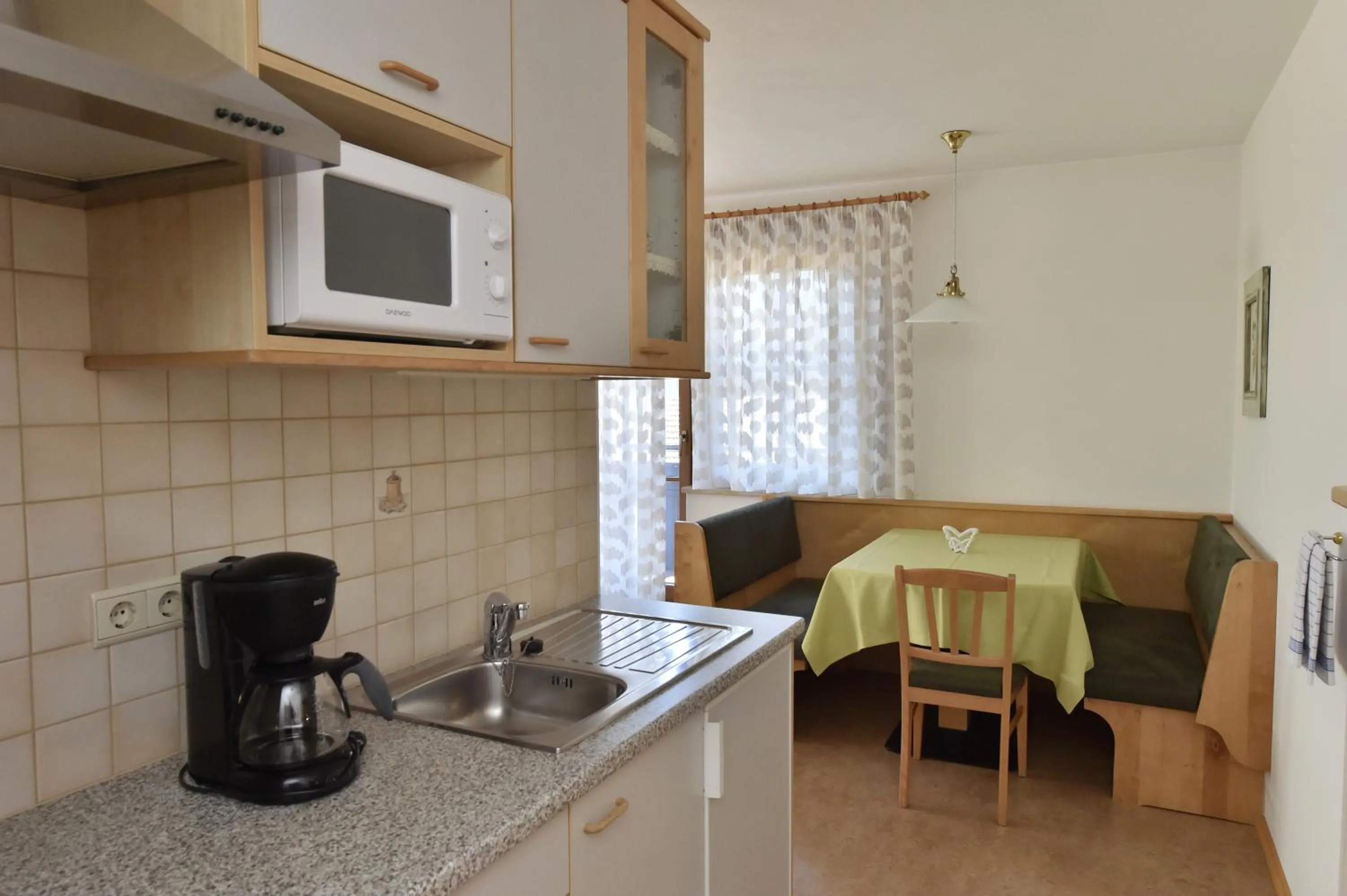 Kitchen or kitchenette in Appartements Lenzenhof