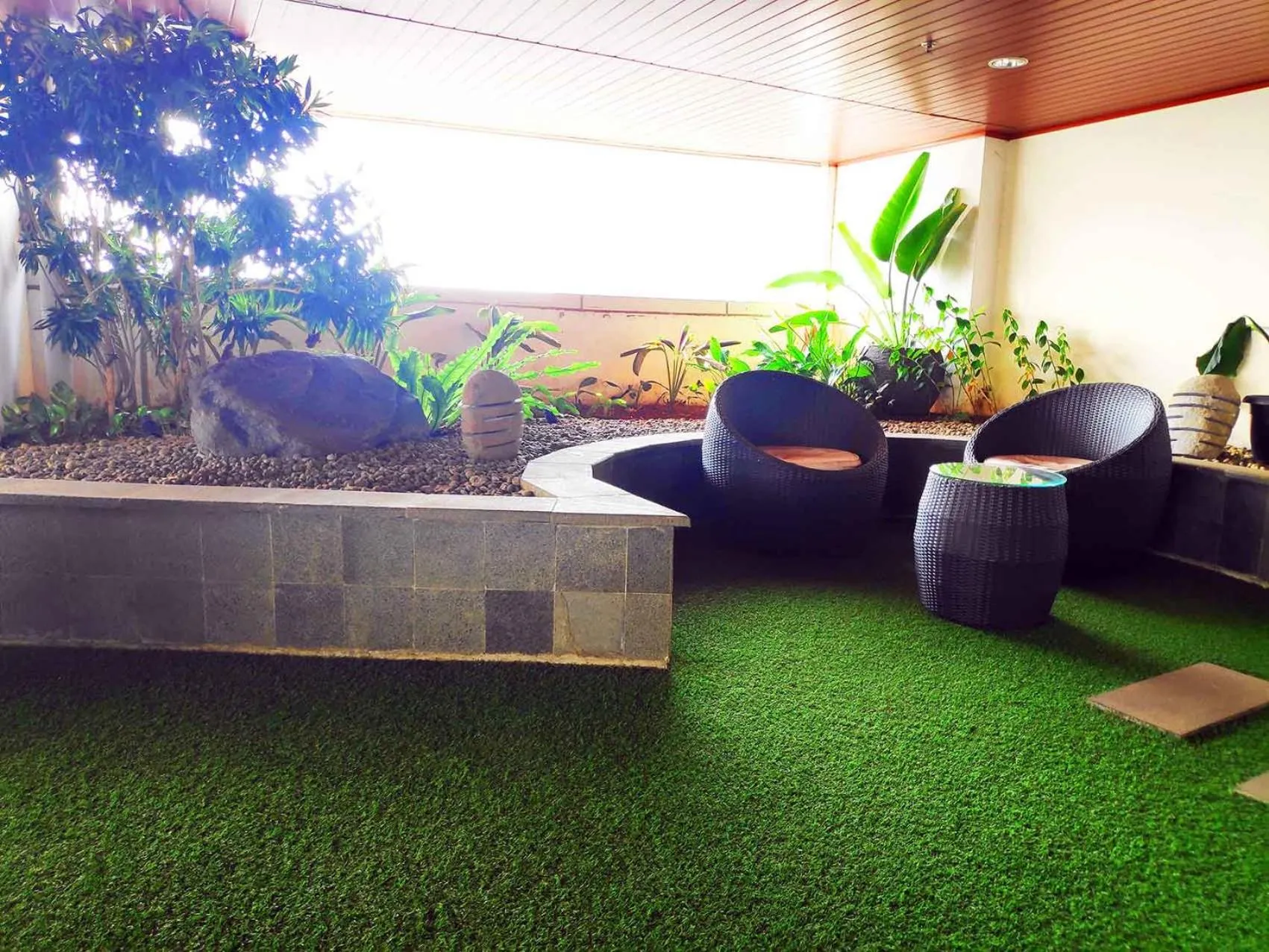 Garden in Apartemen Grand Kamala Lagoon by 21 Room