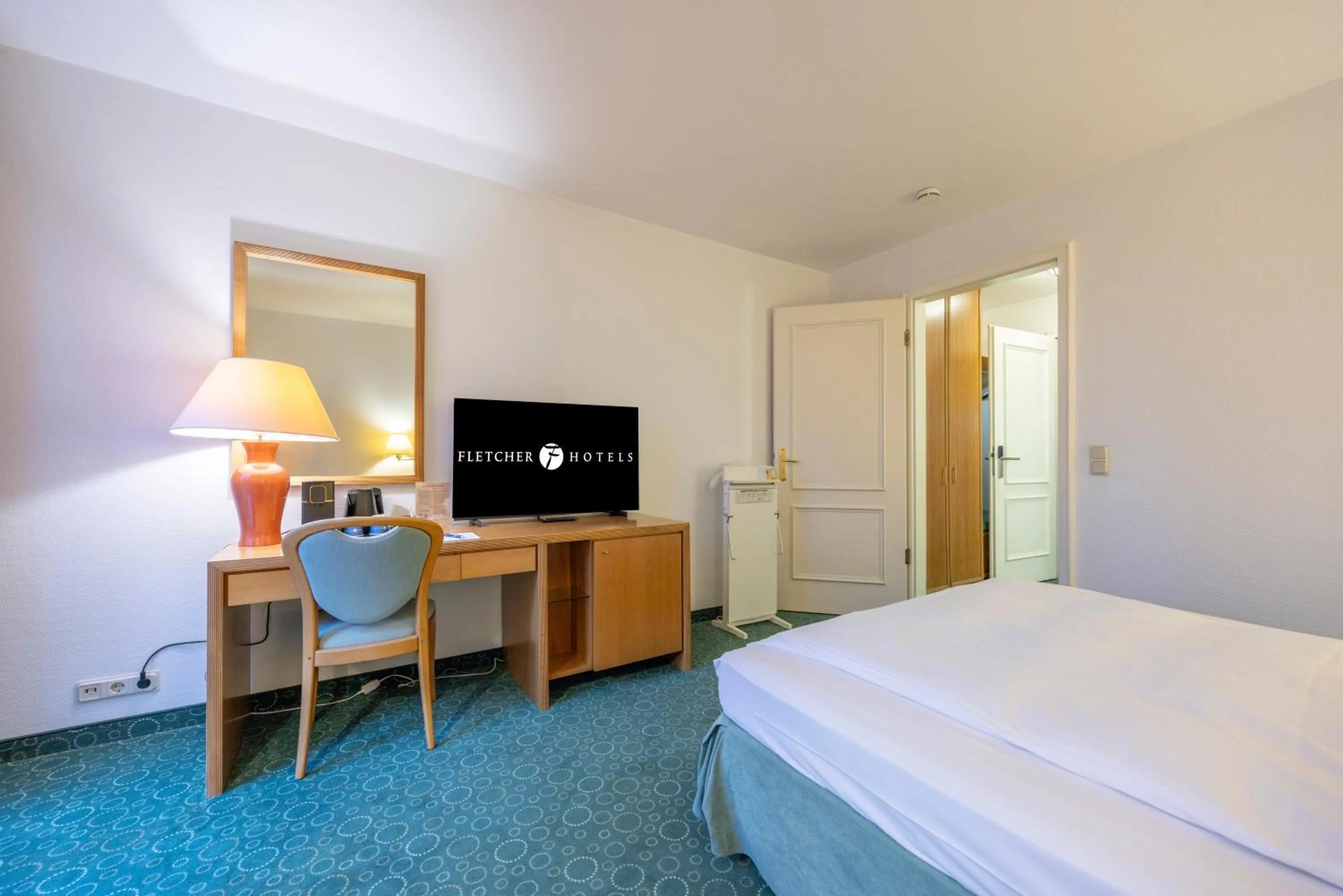 Bedroom, Bed in Fletcher Waldhotel Nordrhein-Westfalen