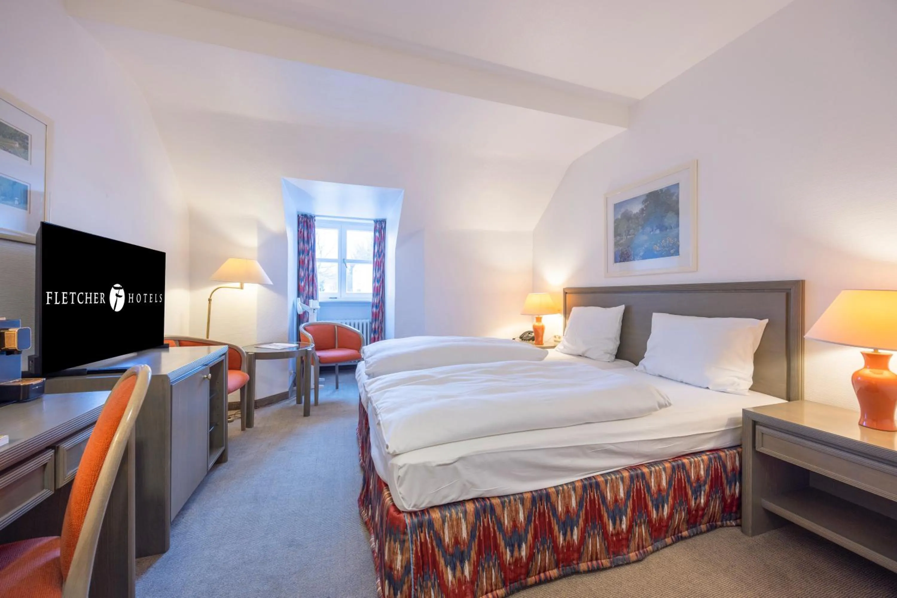 Bedroom, Bed in Fletcher Waldhotel Nordrhein-Westfalen