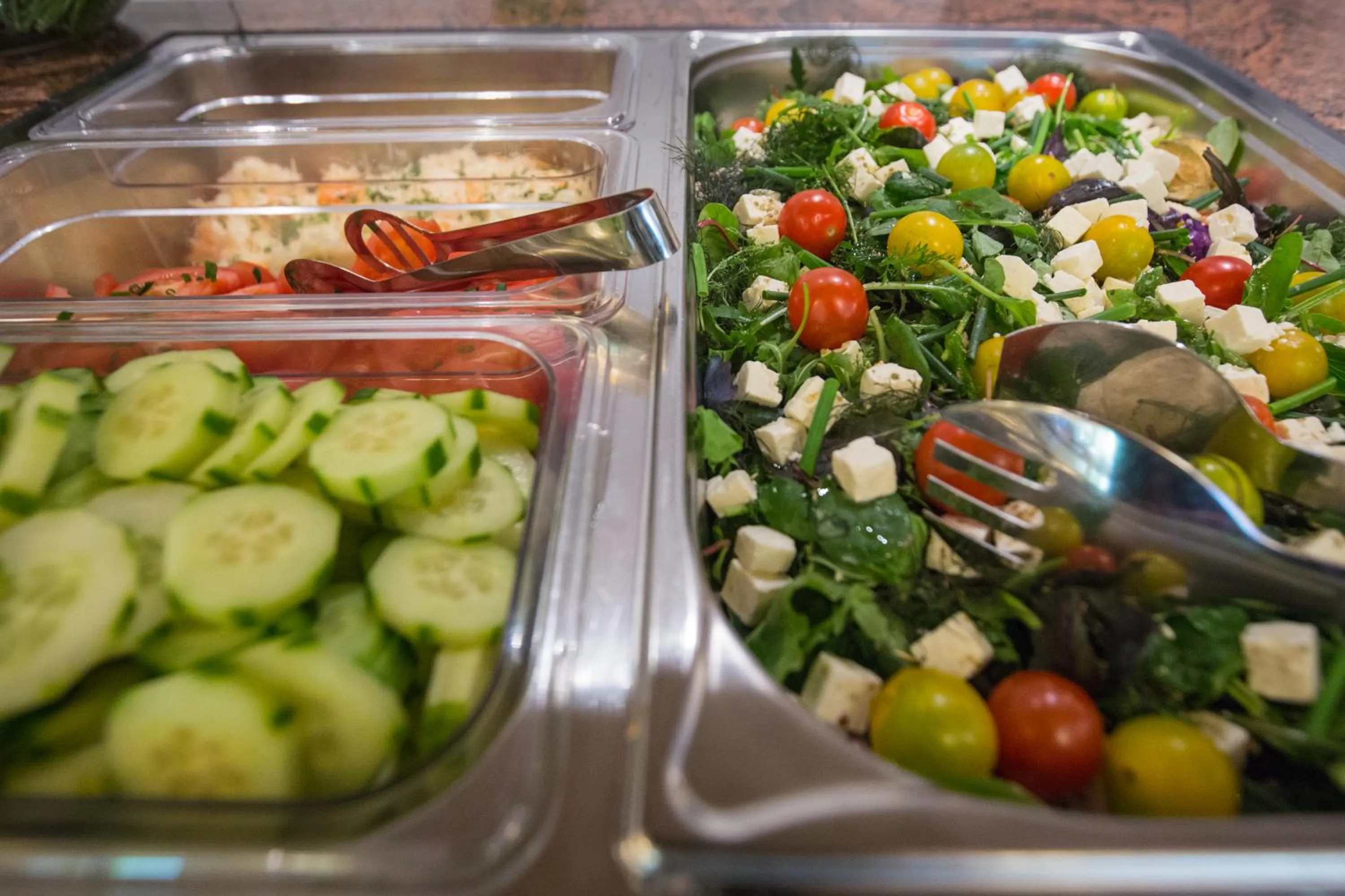 Buffet breakfast in acama Hotel & Hostel Kreuzberg