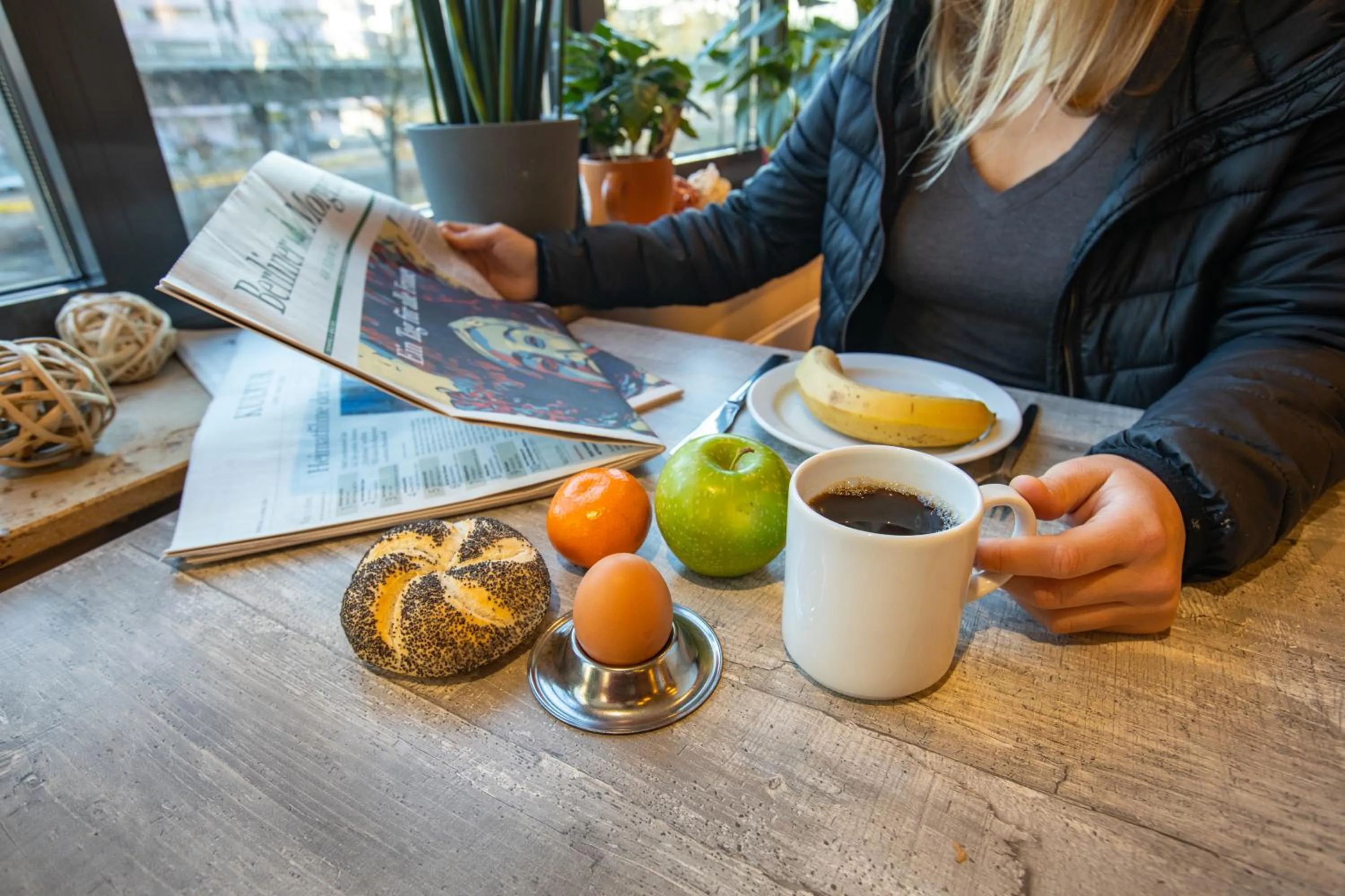 Breakfast in acama Hotel & Hostel Kreuzberg