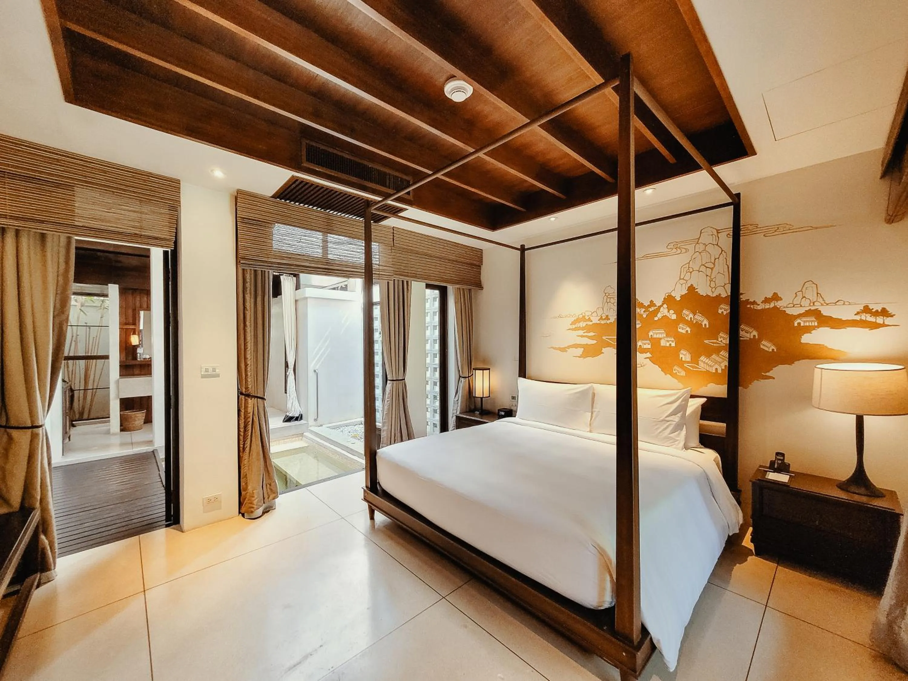 Bedroom, Bed in The Lamai Samui