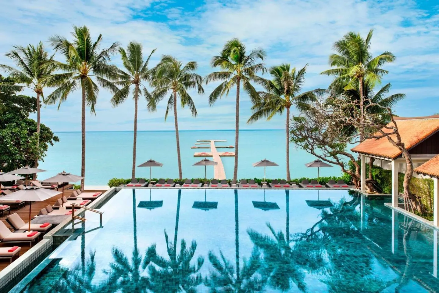 Pool view in The Lamai Samui
