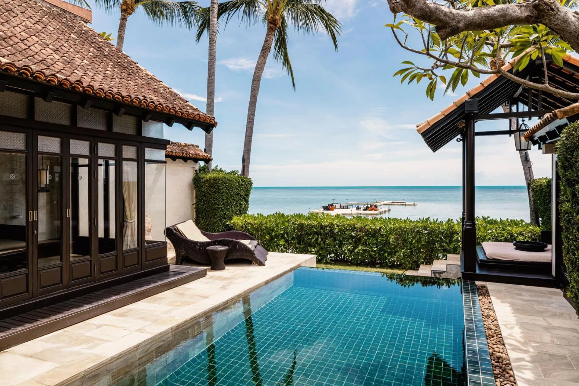 Pool view in The Lamai Samui