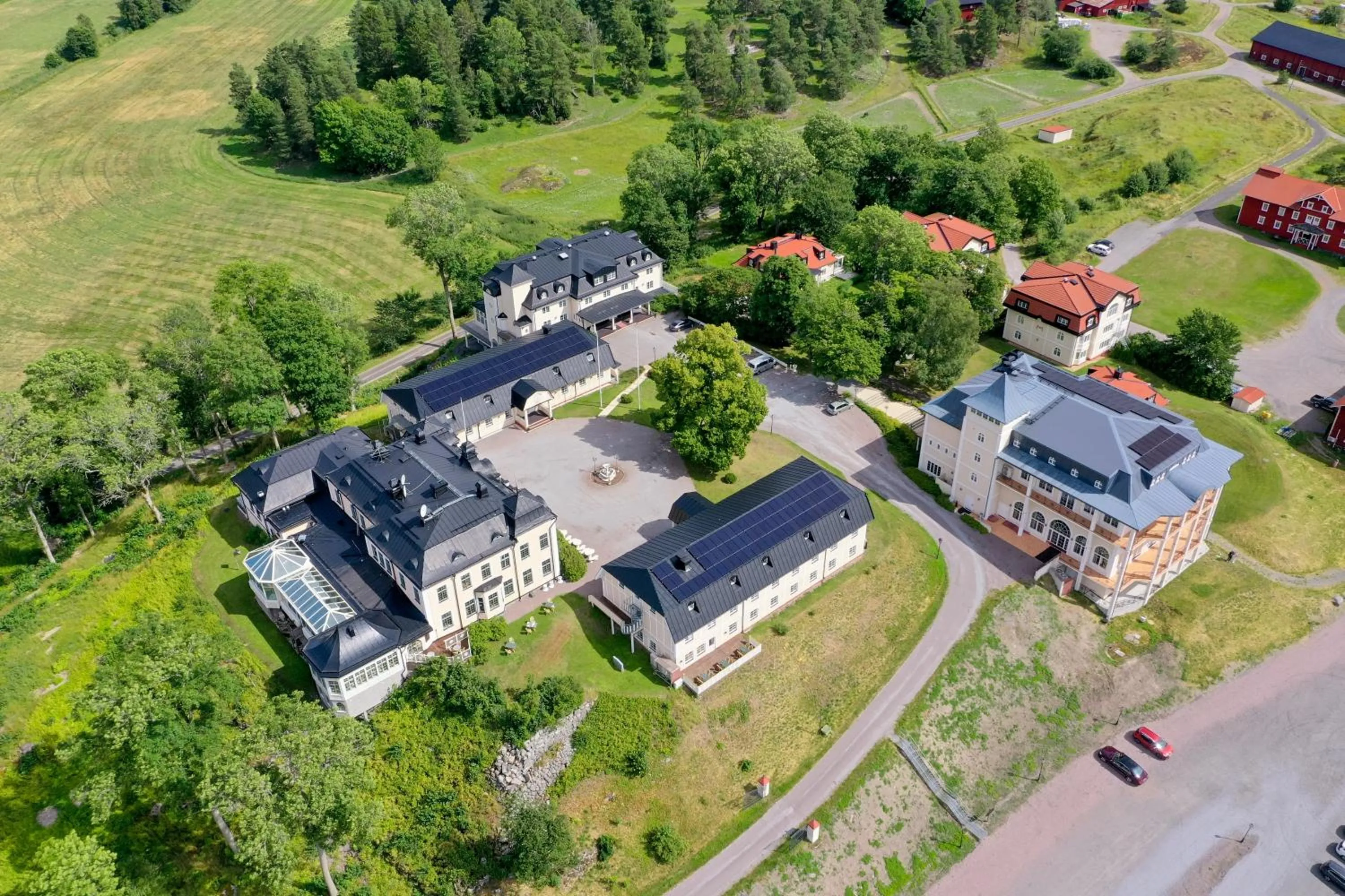 Bird's eye view in Johannesbergs Slott