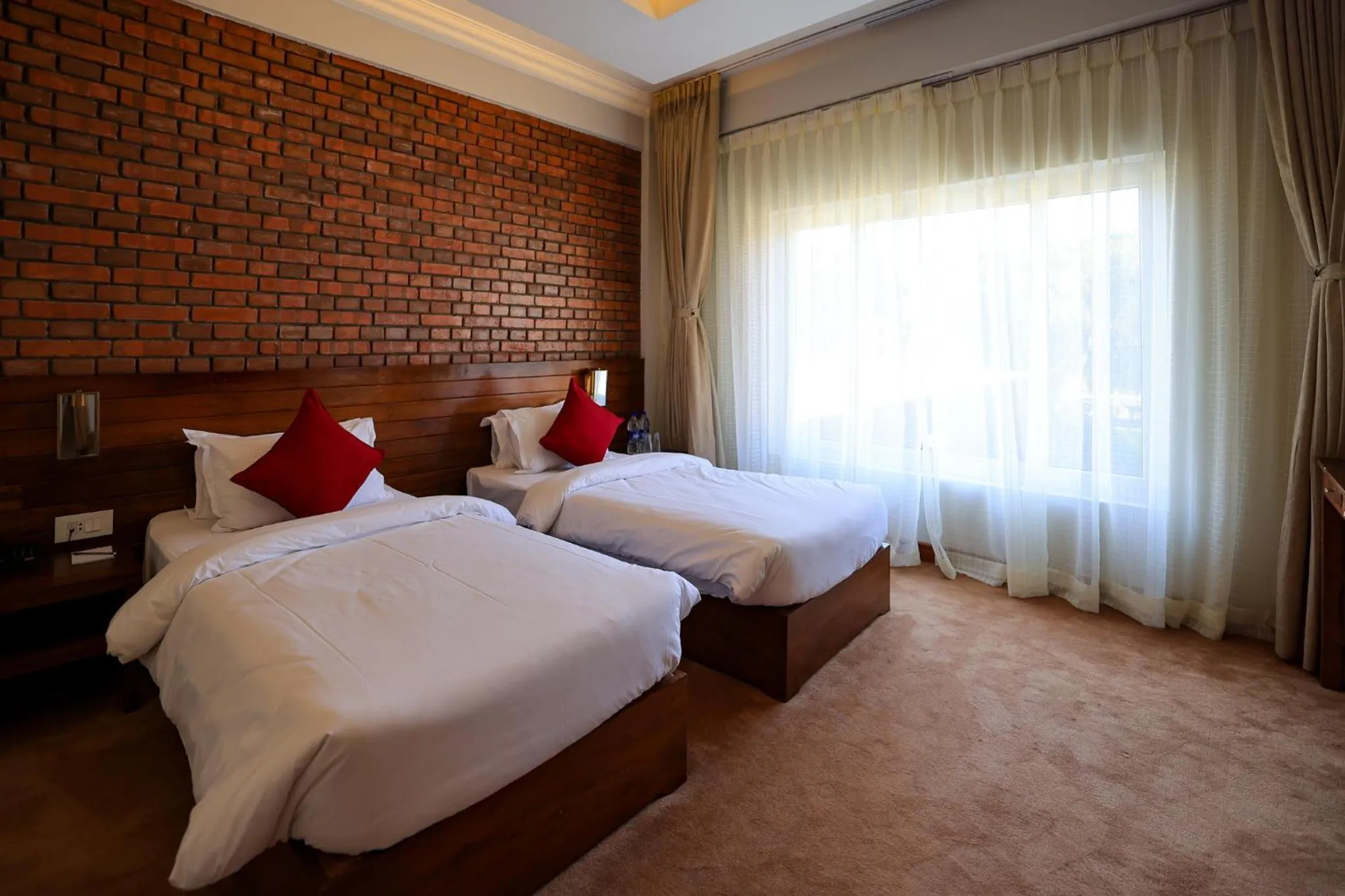 Bed in Hotel Dolmaling