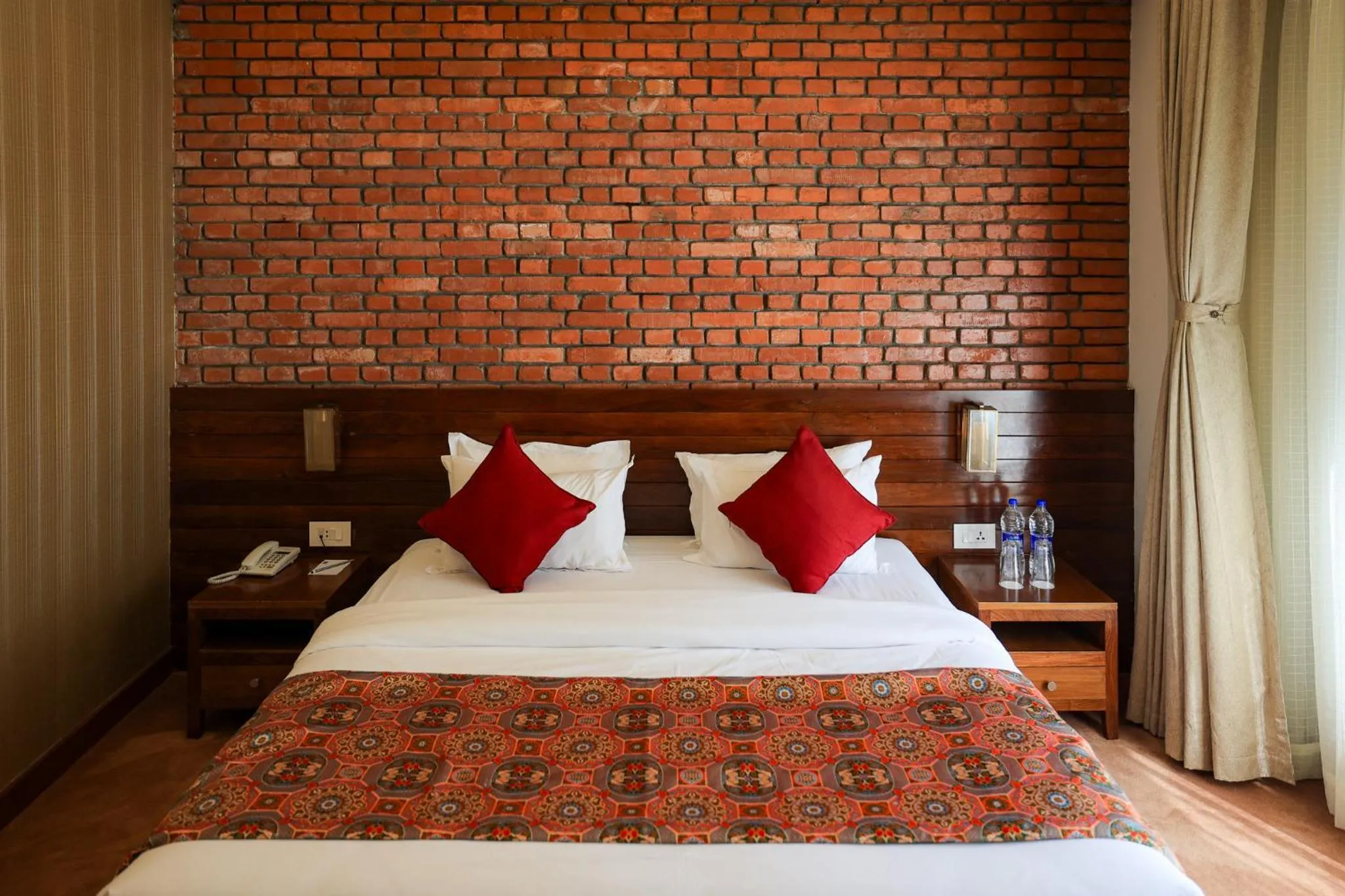 Bed in Hotel Dolmaling